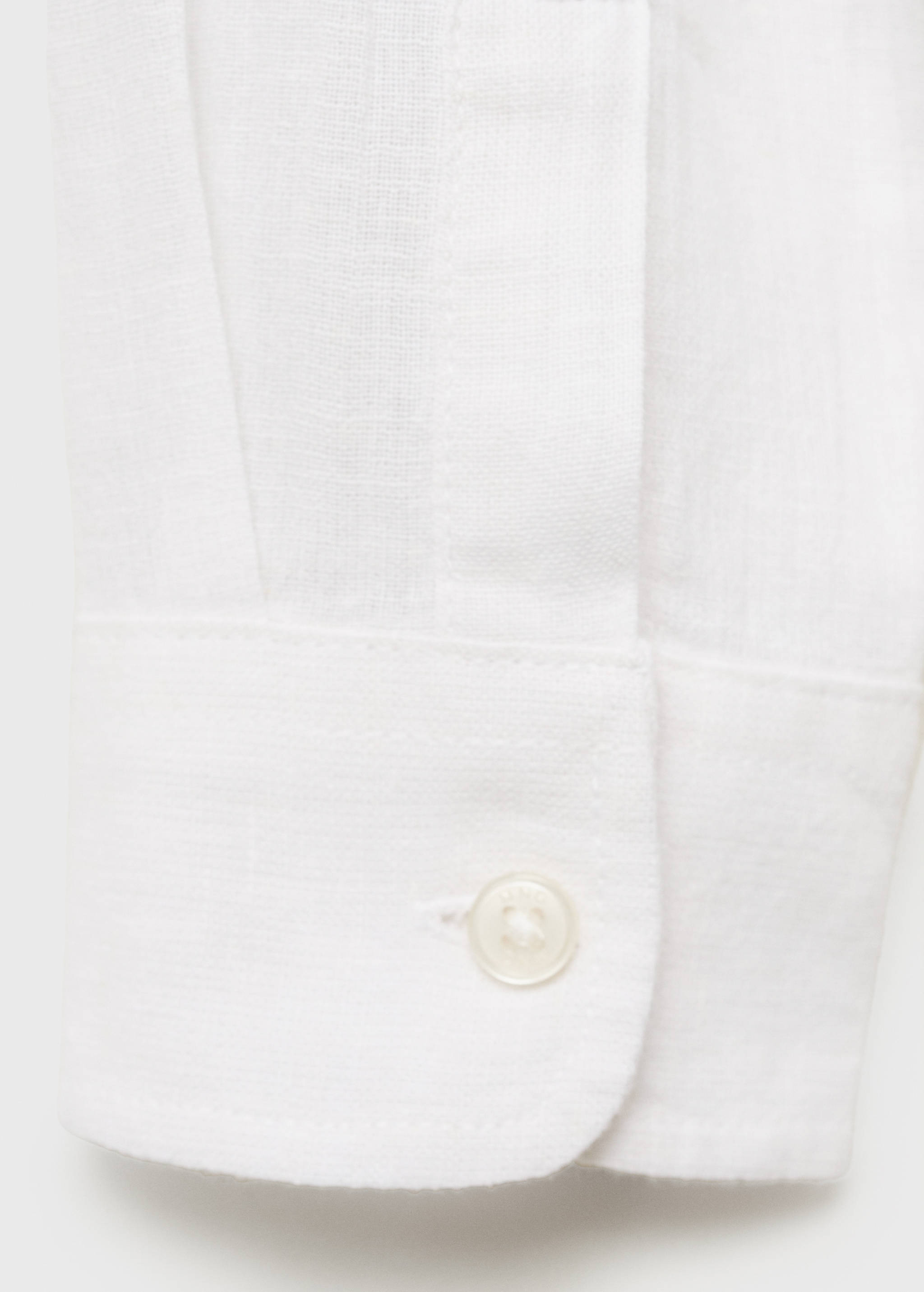 Mao collar linen shirt - Details of the article 0
