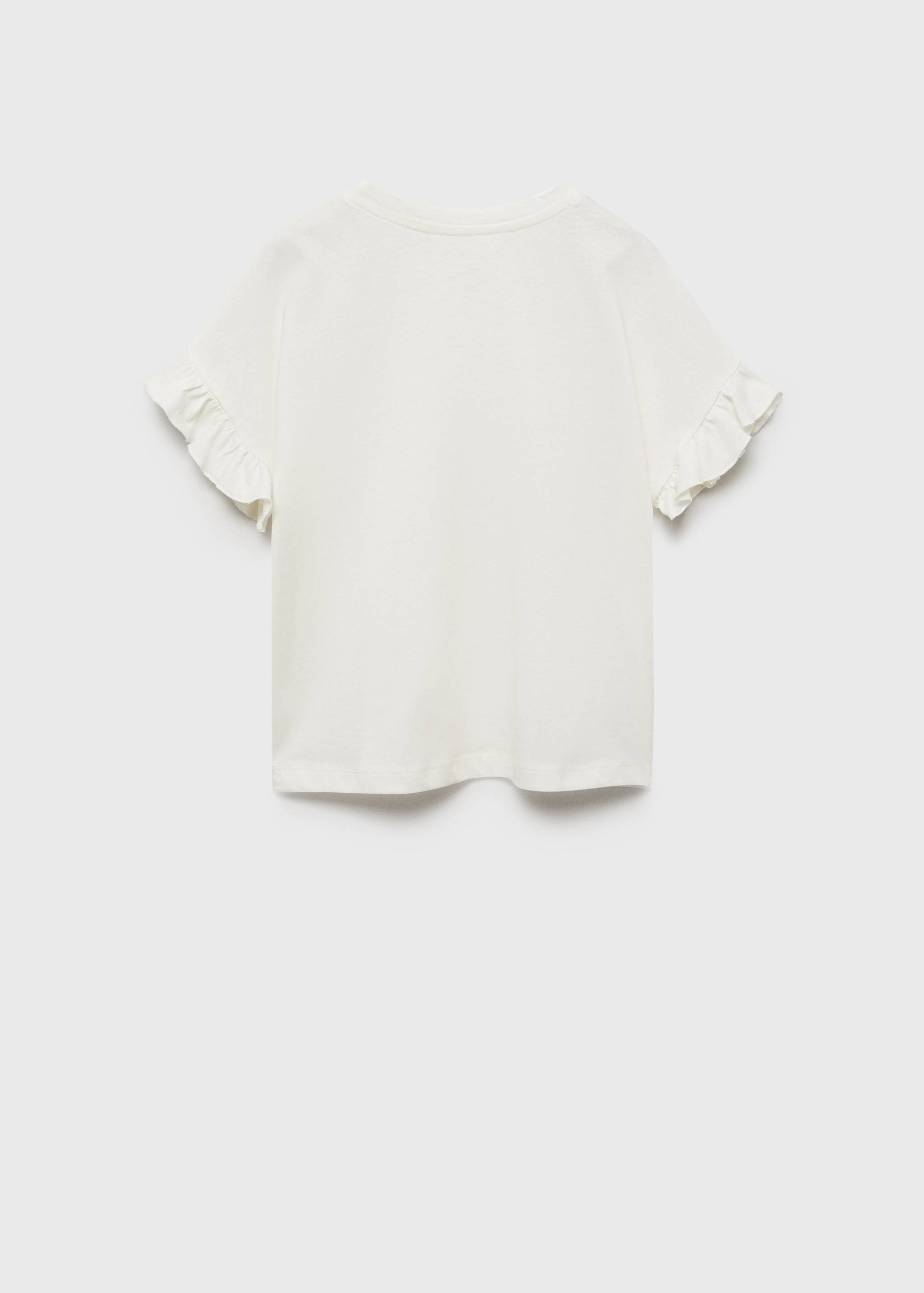 Embroidered butterflies t-shirt - Reverse of the article