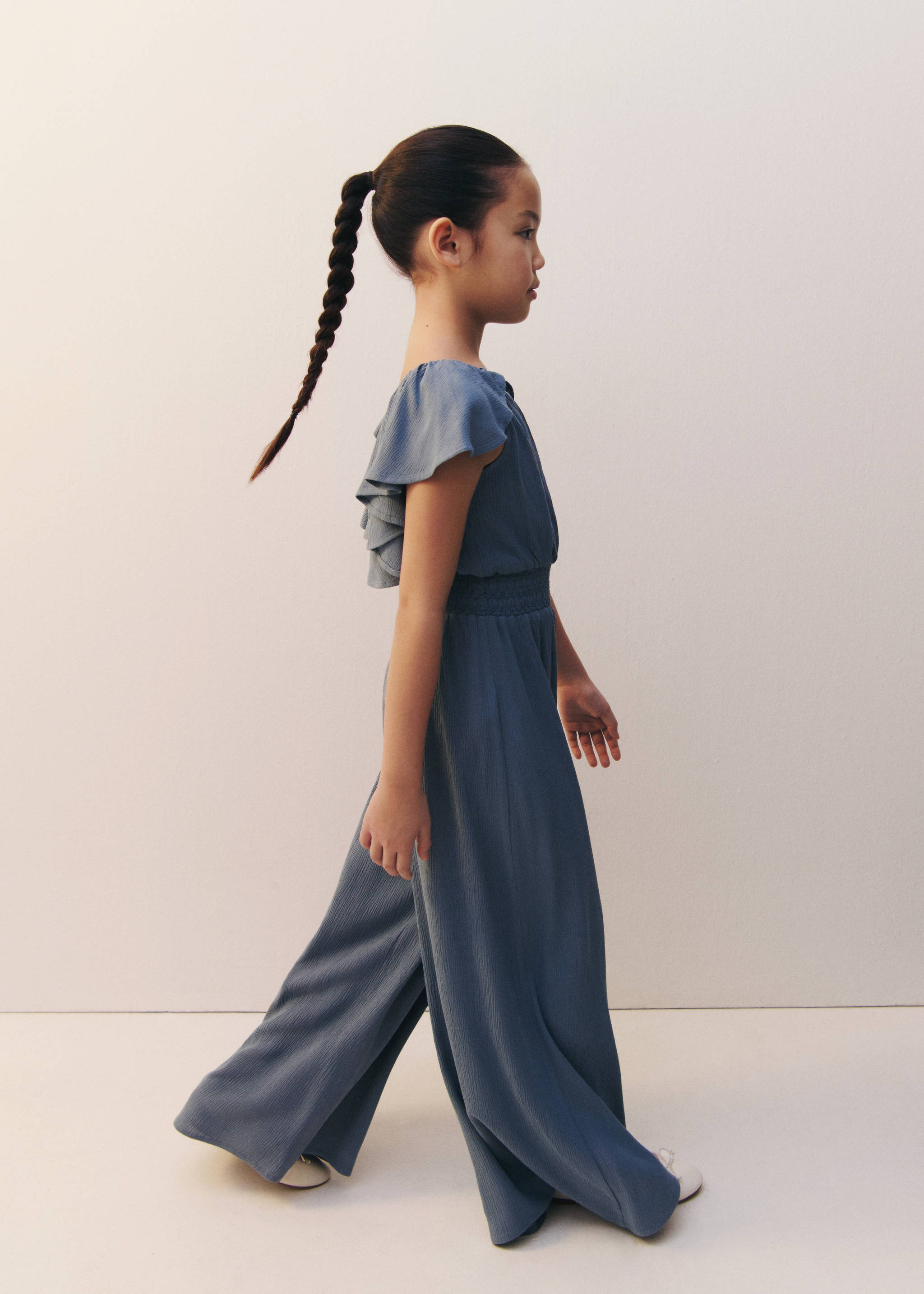 Jumpsuit with gathered waist - Details of the article 2