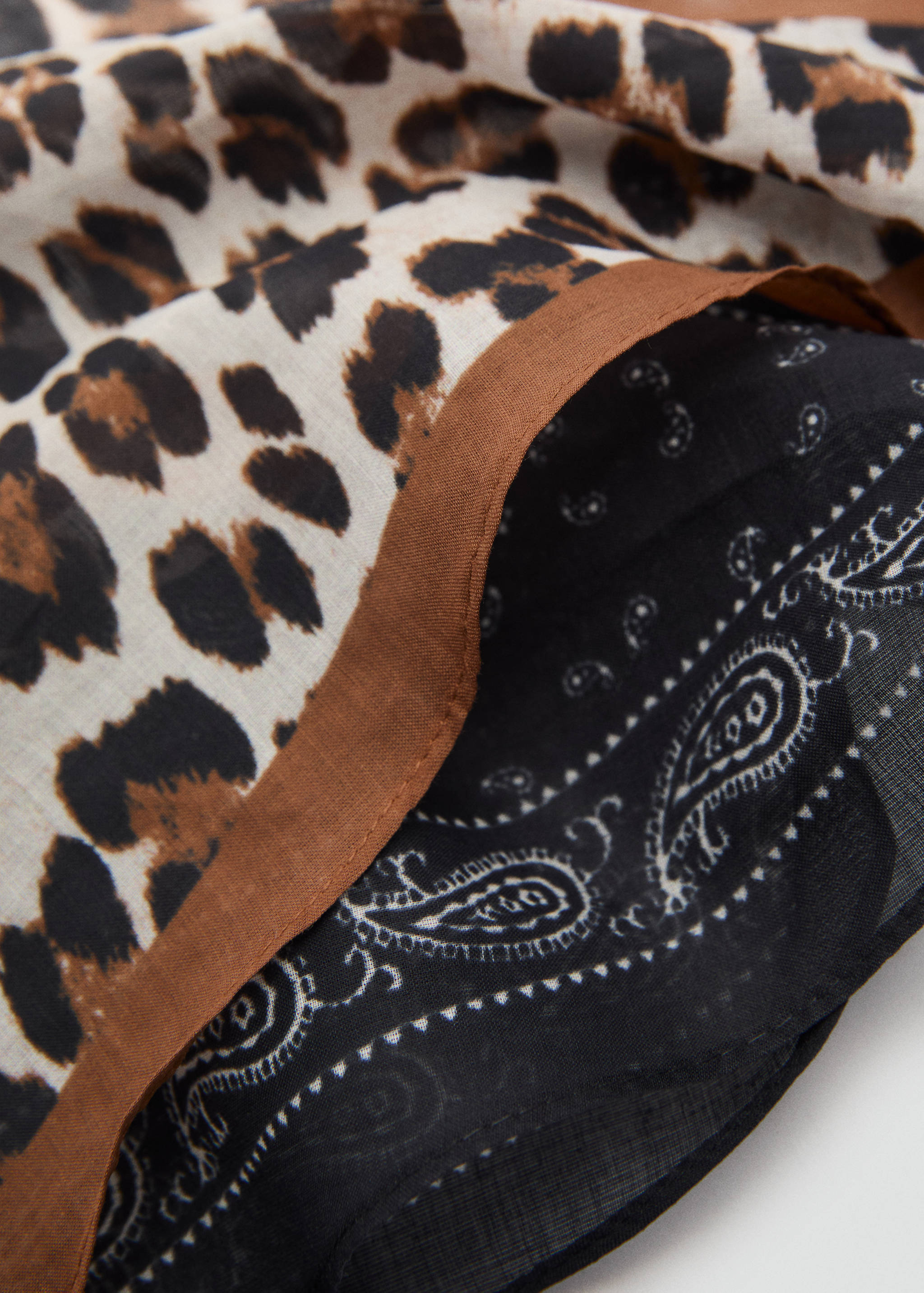 Set of 2 printed handkerchiefs - Medium plane