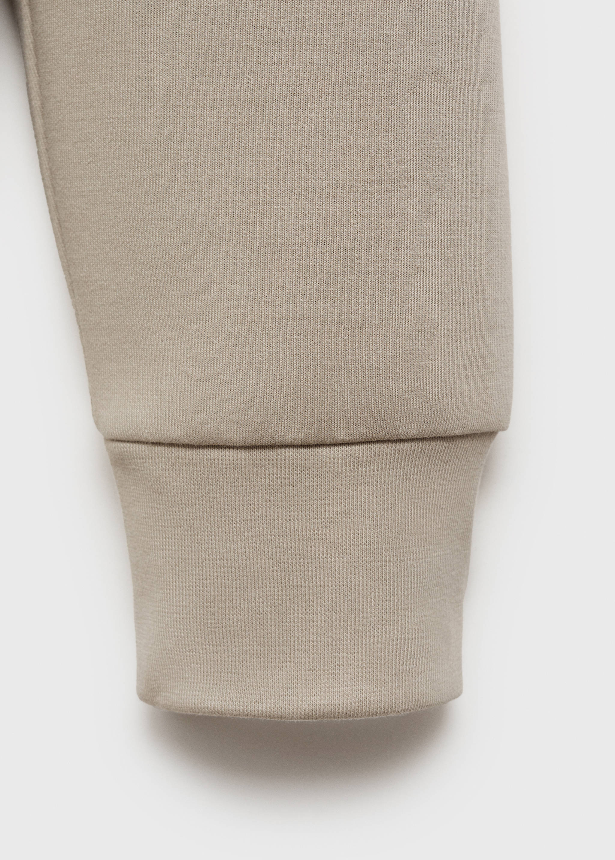 Regular-fit cotton sweatshirt with zip - Details of the article 0