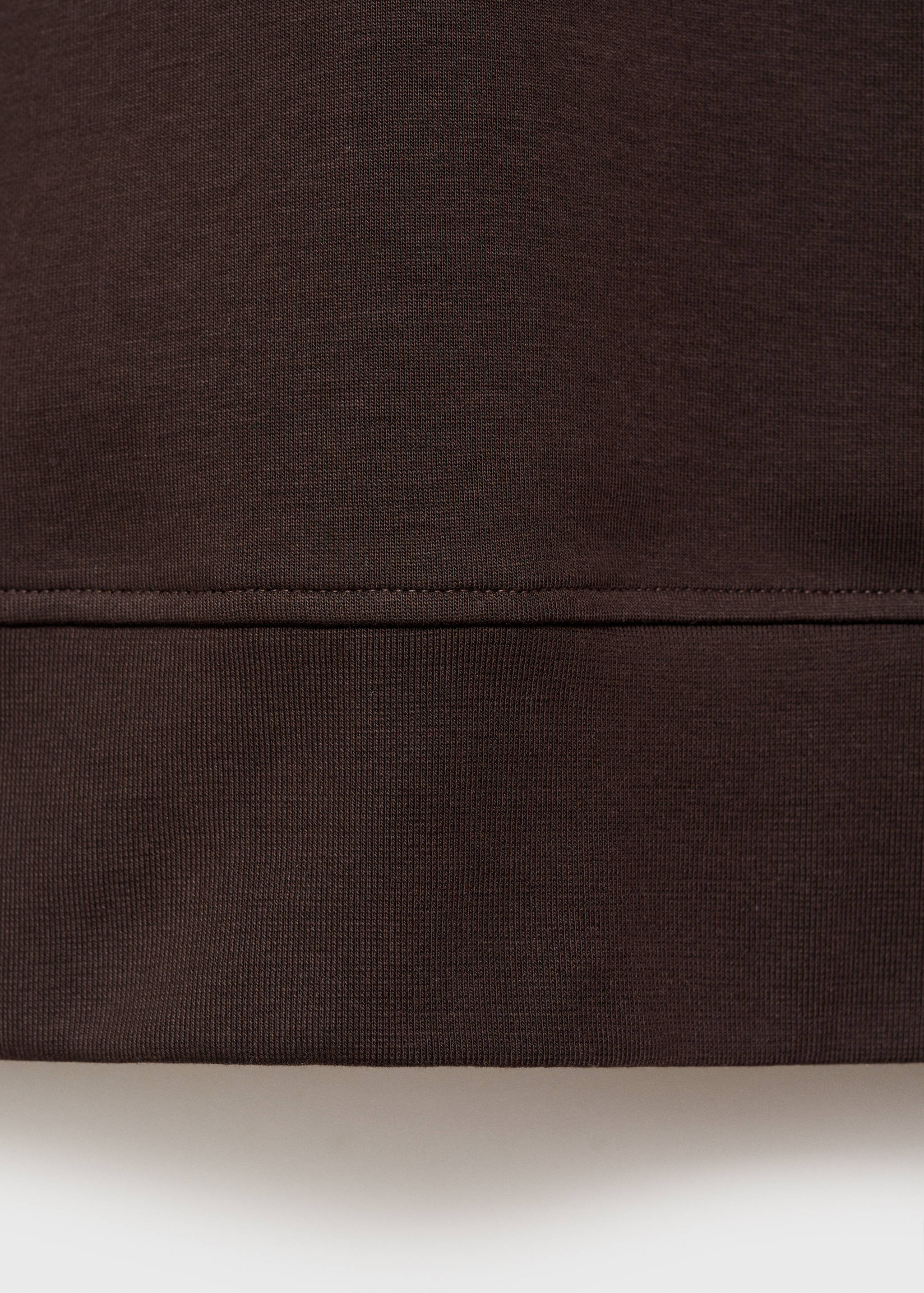 Regular-fit cotton sweatshirt with zip - Details of the article 0
