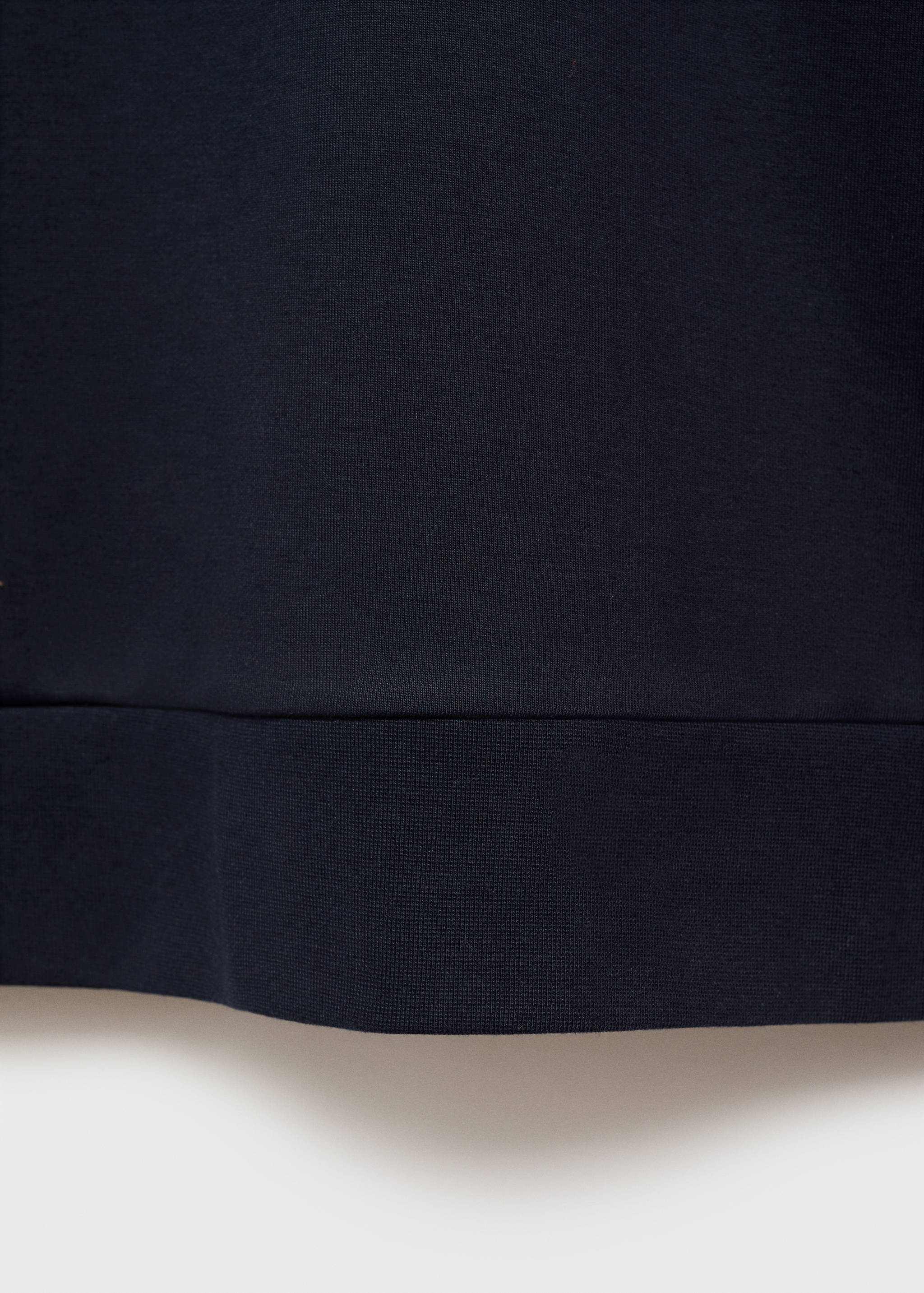 Regular-fit cotton sweatshirt with zip - Details of the article 0