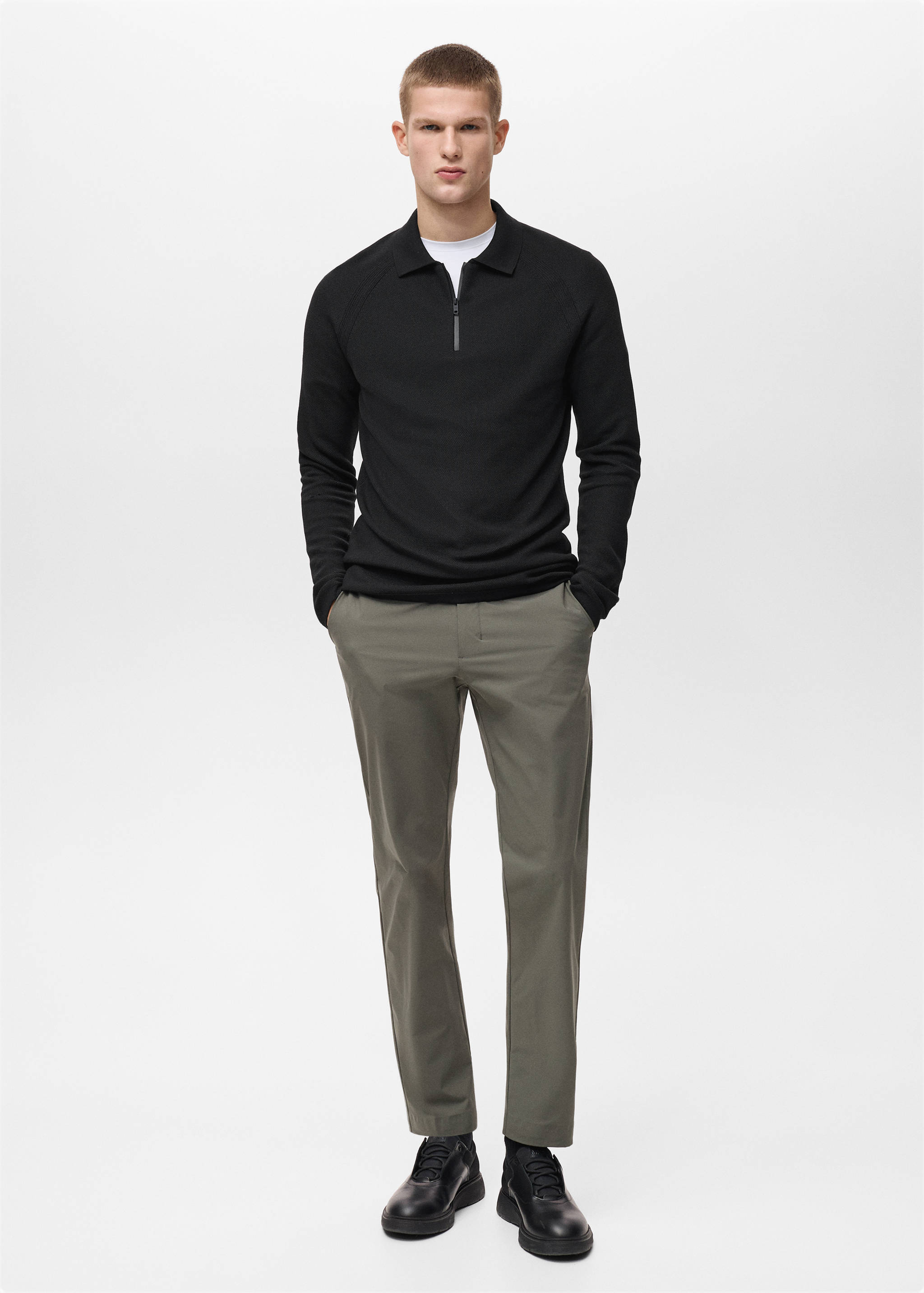 Polo shirt with COOLMAX® technology structure - General plane