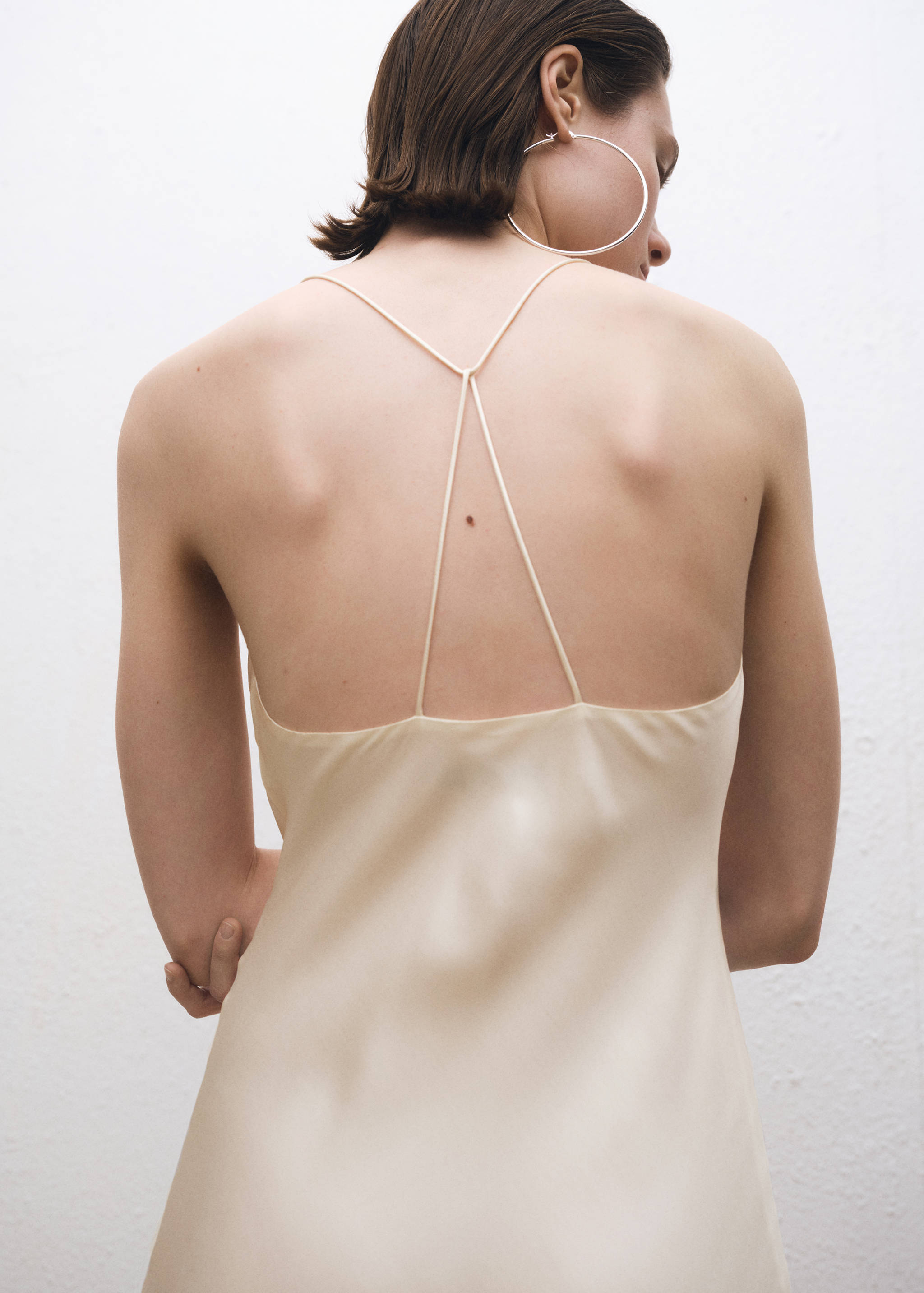 Robe soie encolure drapée - Détail de l'article 6