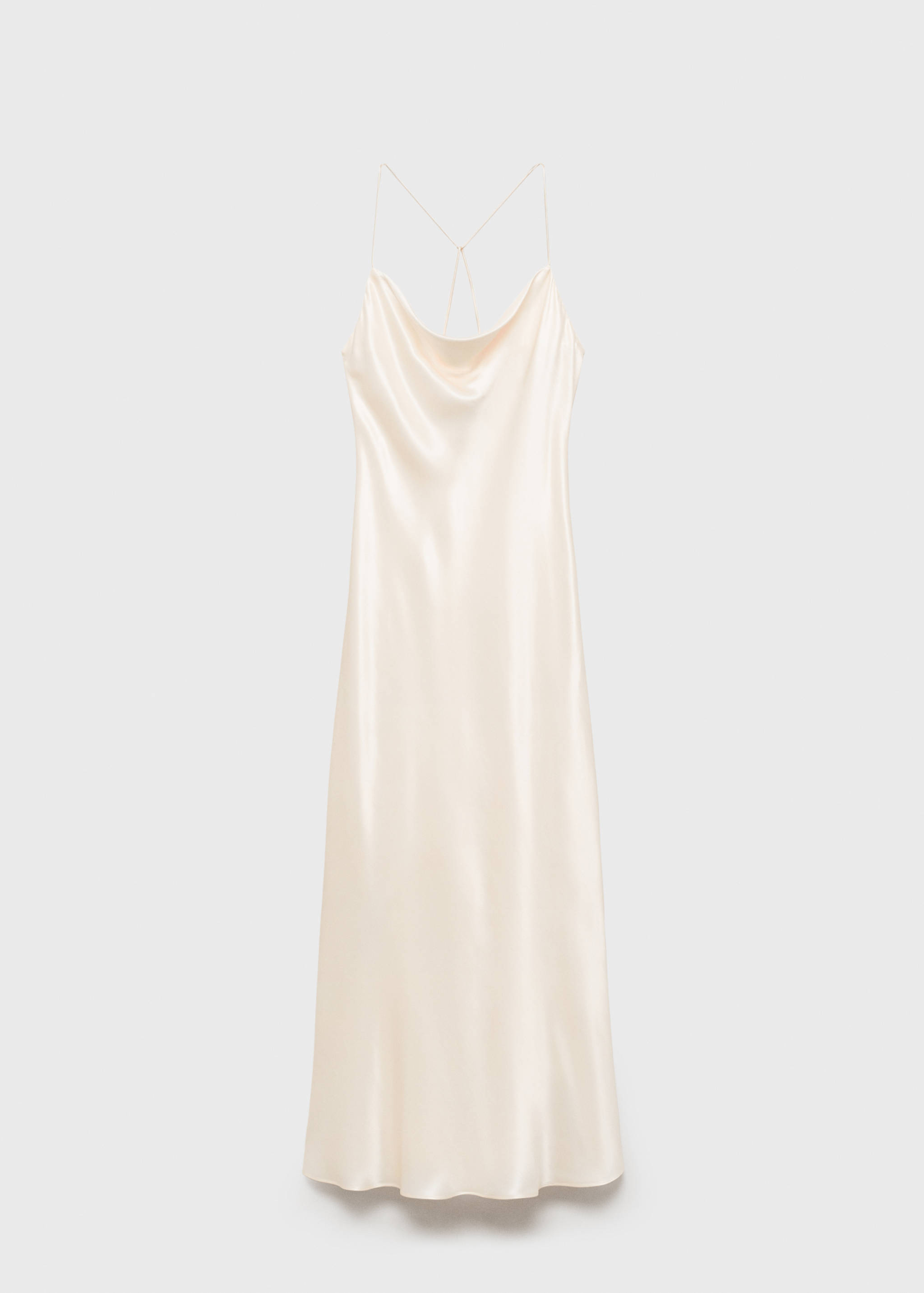 Robe soie encolure drapée - Article sans modèle