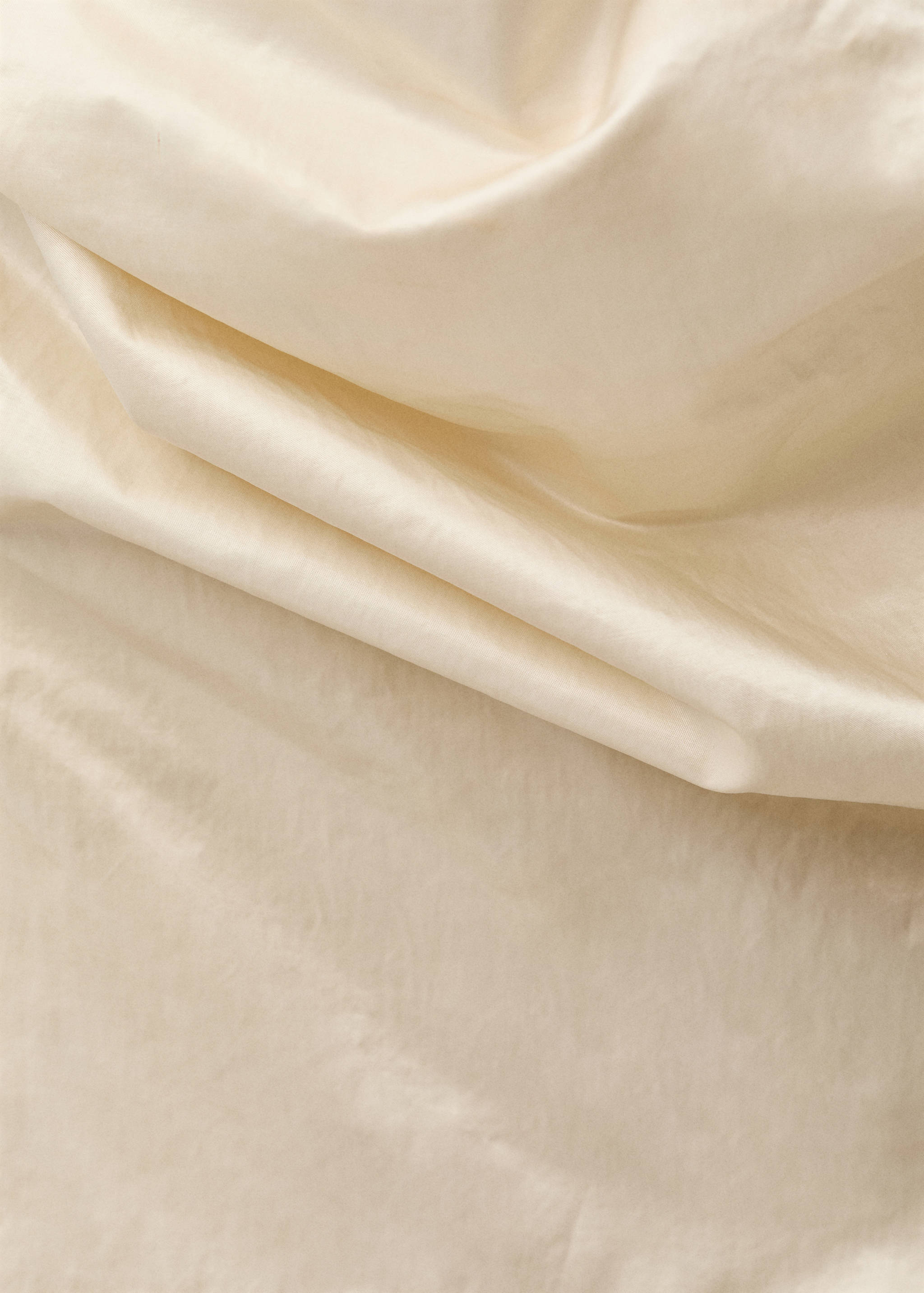 Cotton dress with draped collar - Details of the article 8