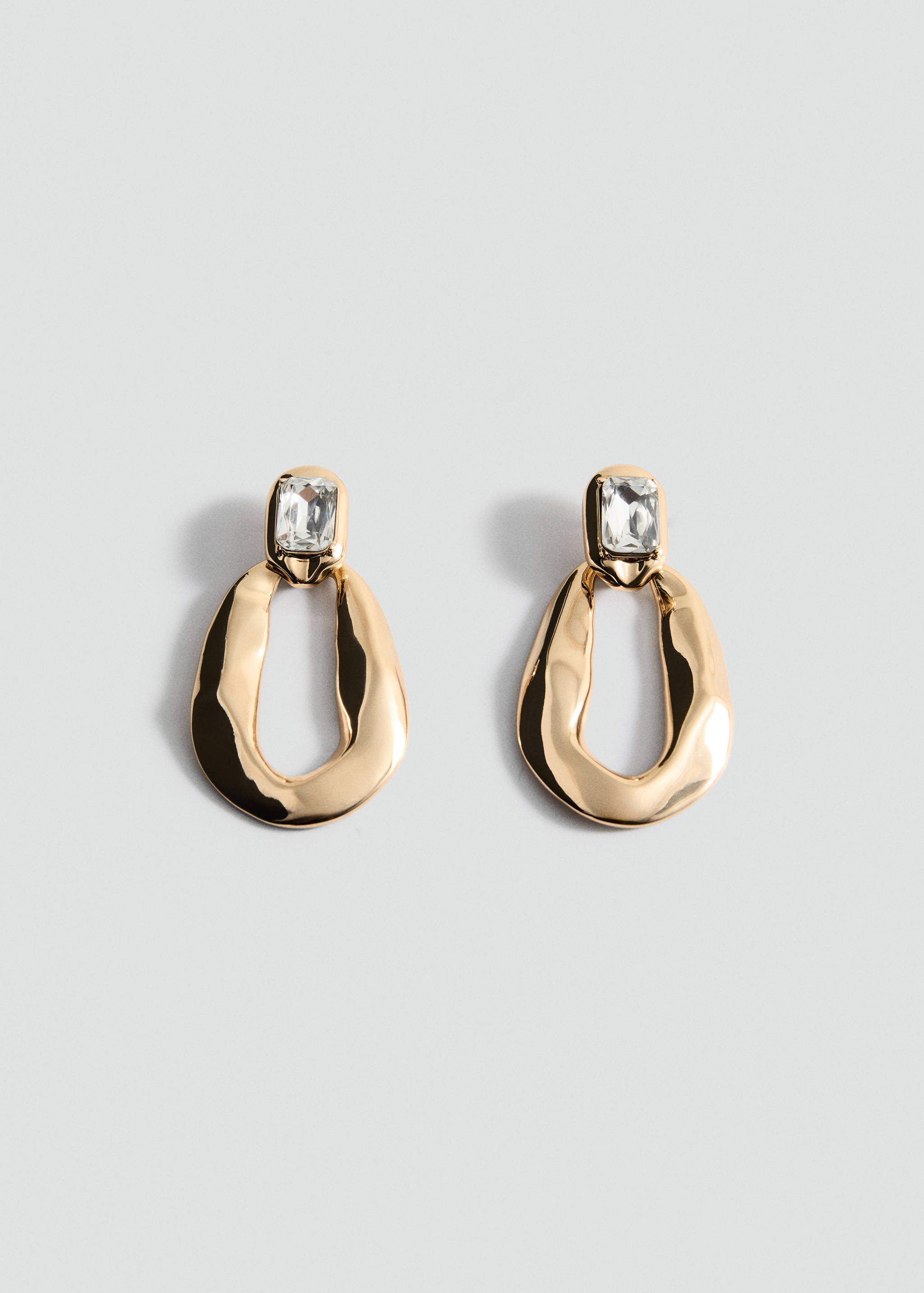 Stone pendant earrings - Товар без моделі
