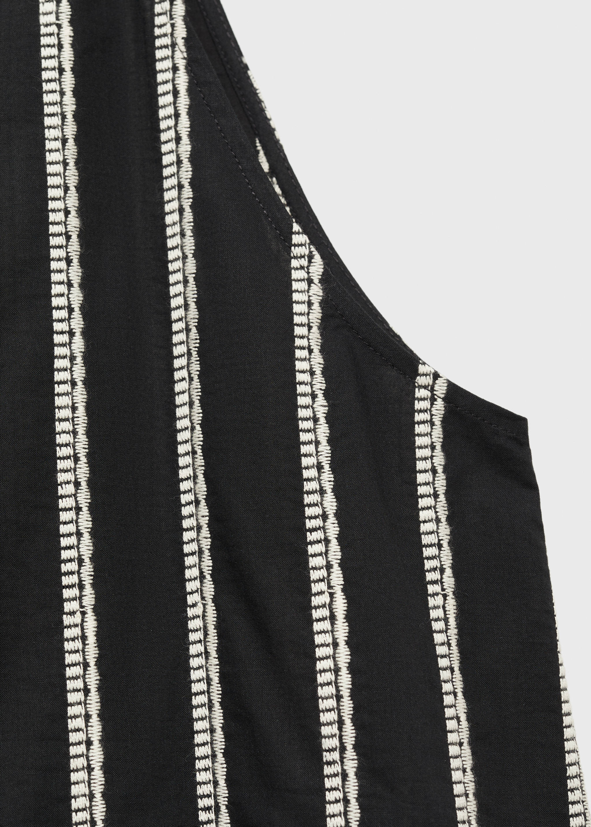 Embroidered halter-neck dress - Details of the article 8
