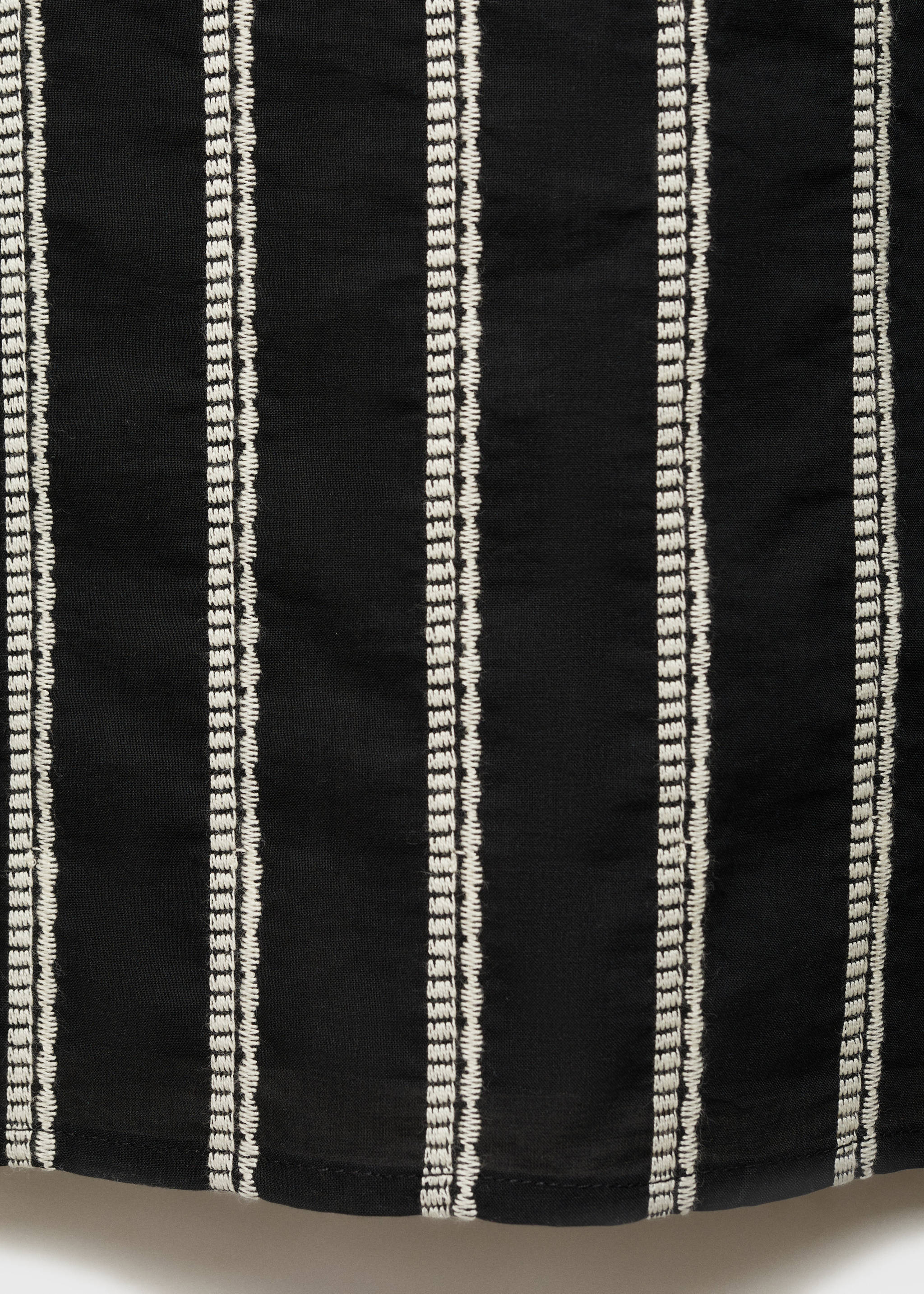 Embroidered halter-neck dress - Details of the article 0