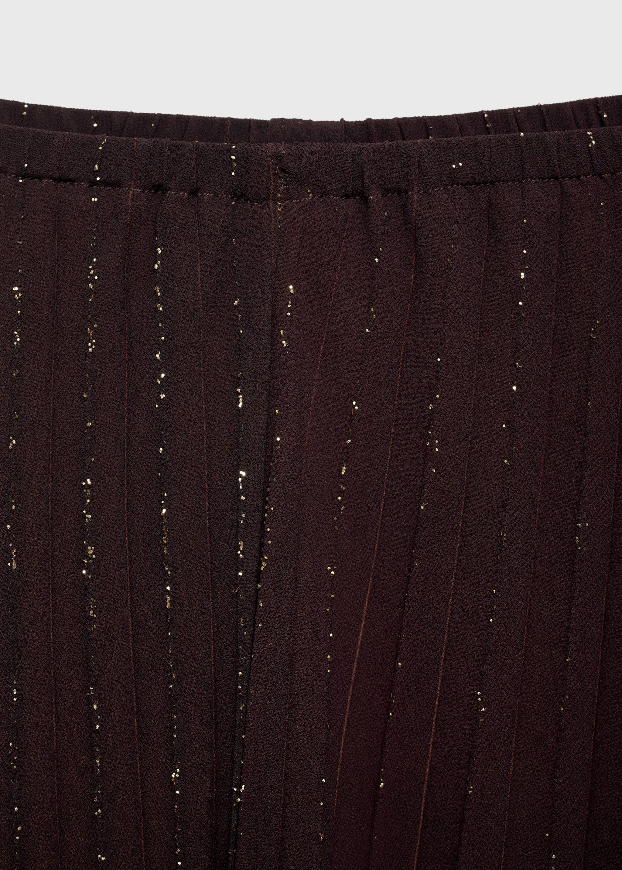 سروال مطوي بسطح لامع - تفاصيل المنتج 8