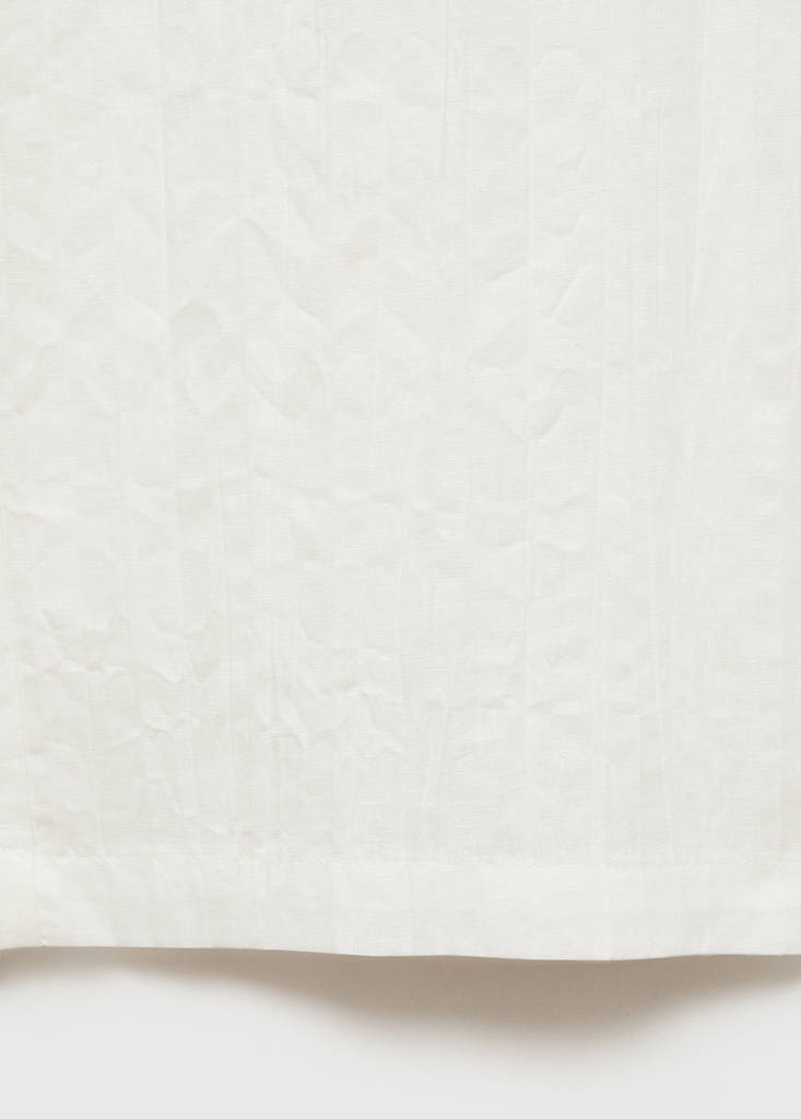 Linen-blend culotte suit trousers — White