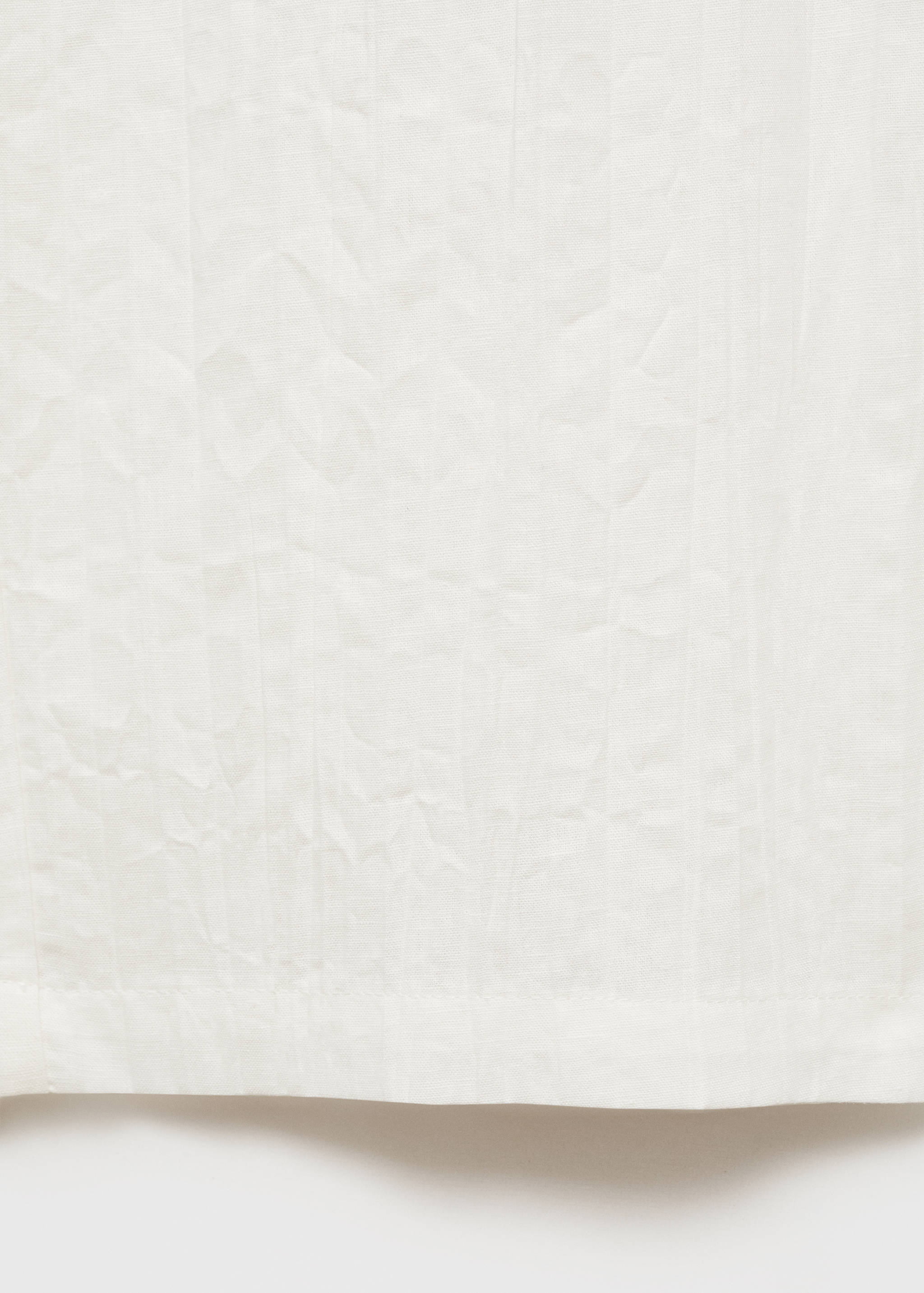 Linen-blend culotte suit pants - Details of the article 0