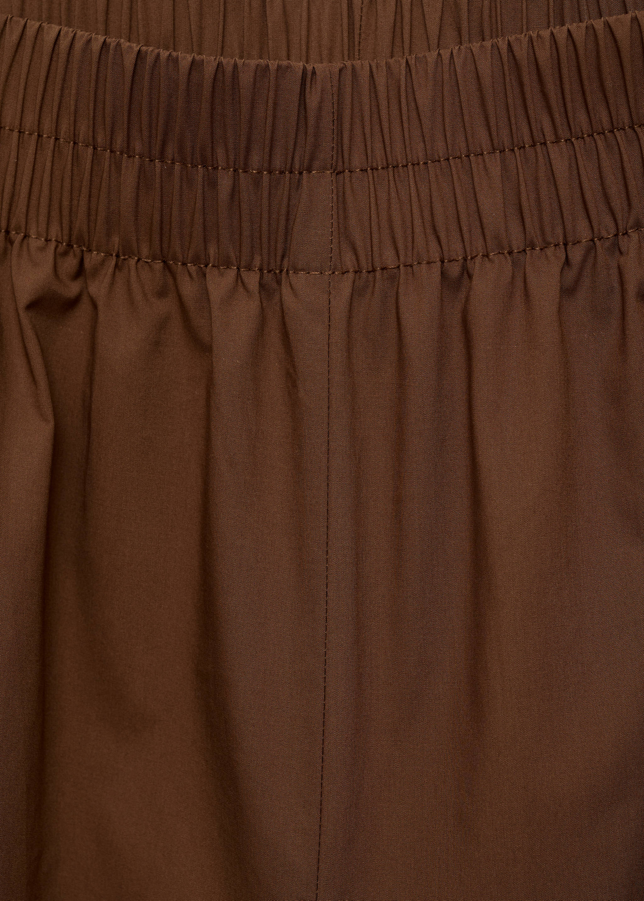 Cotton culotte trousers - Details of the article 8