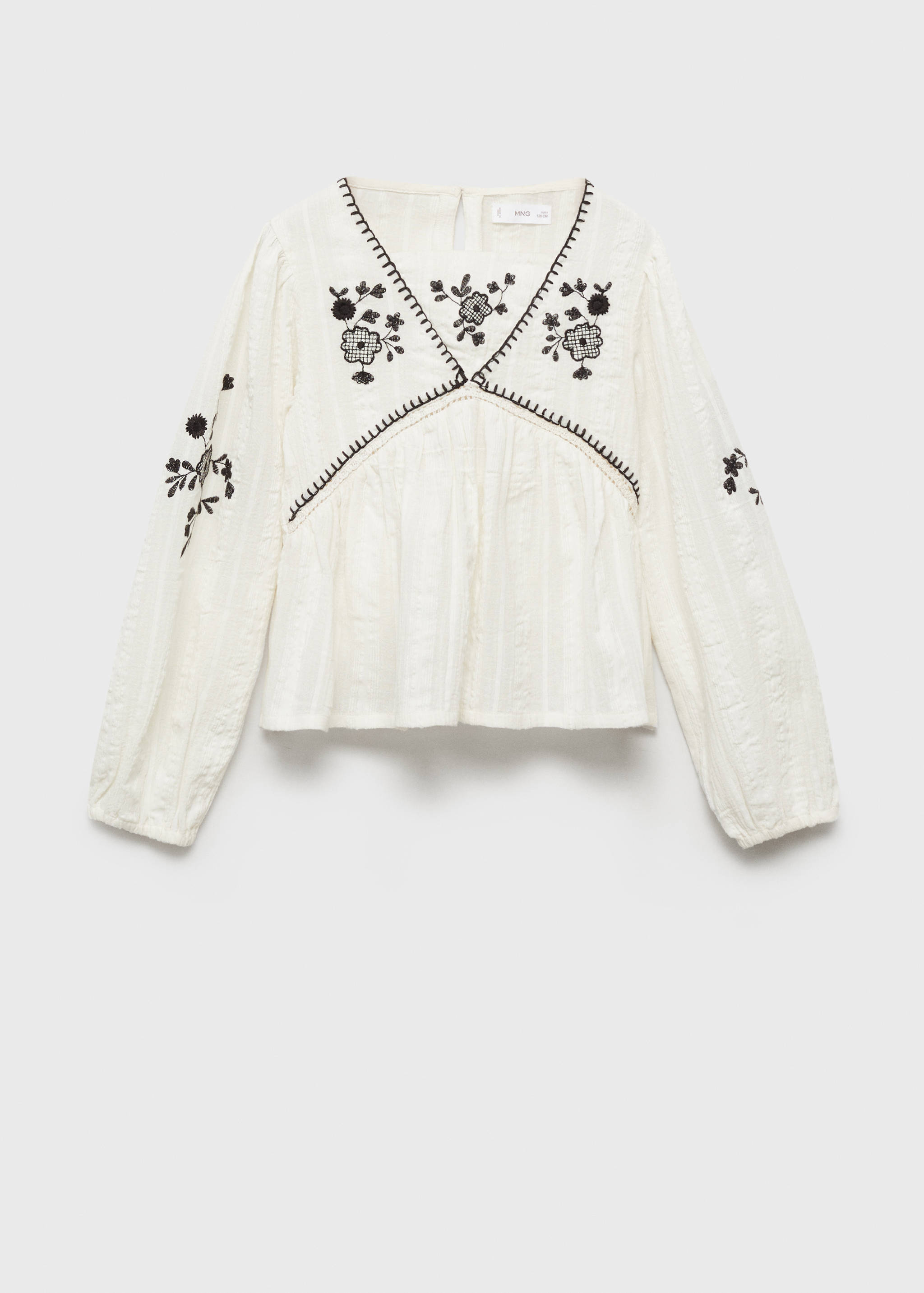 Embroidered details blouse - Article without model
