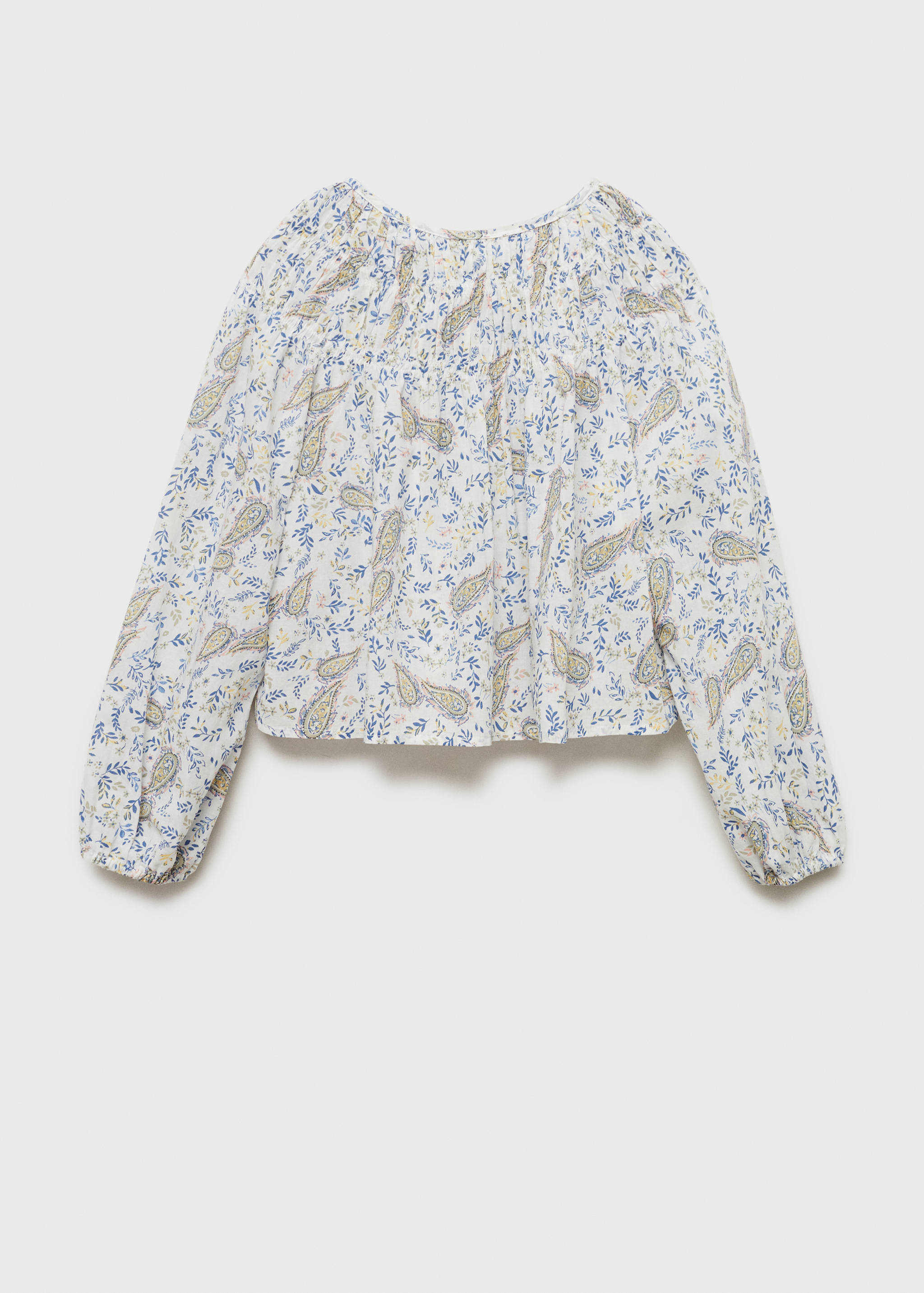Paisley print blouse - Reverse of the article
