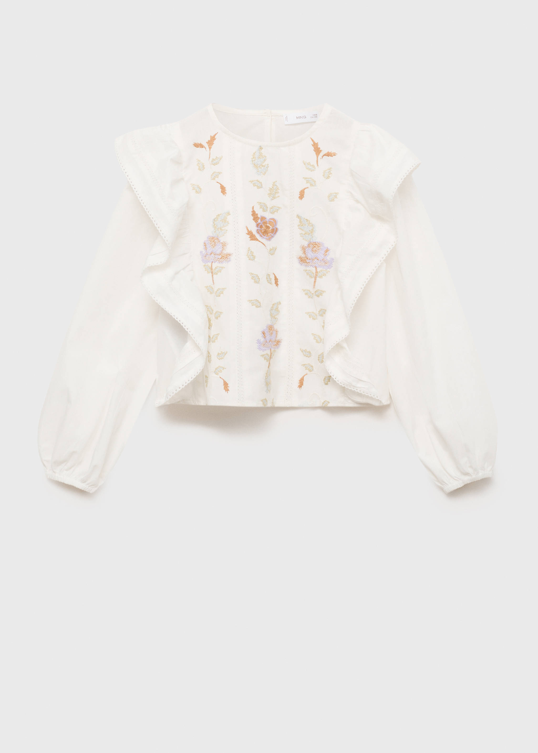 Floral embroidered blouse - Article without model