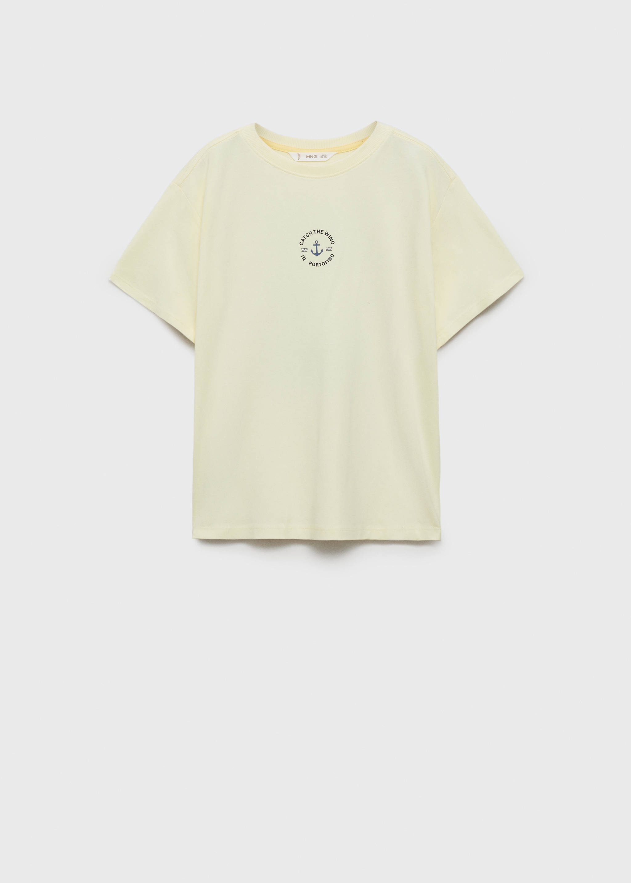 Cotton t-shirt with printed drawing - Article without model