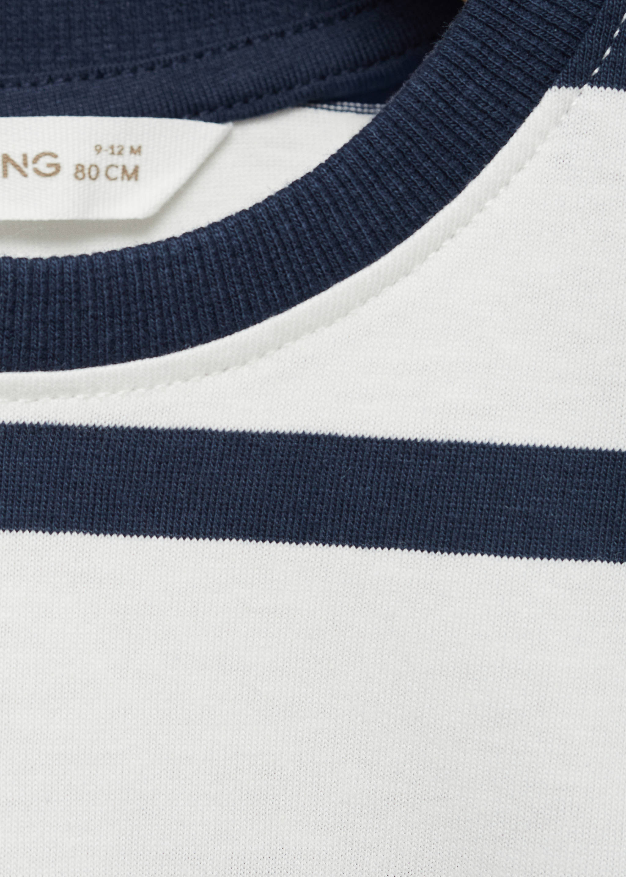 Striped cotton T-shirt - Details of the article 8