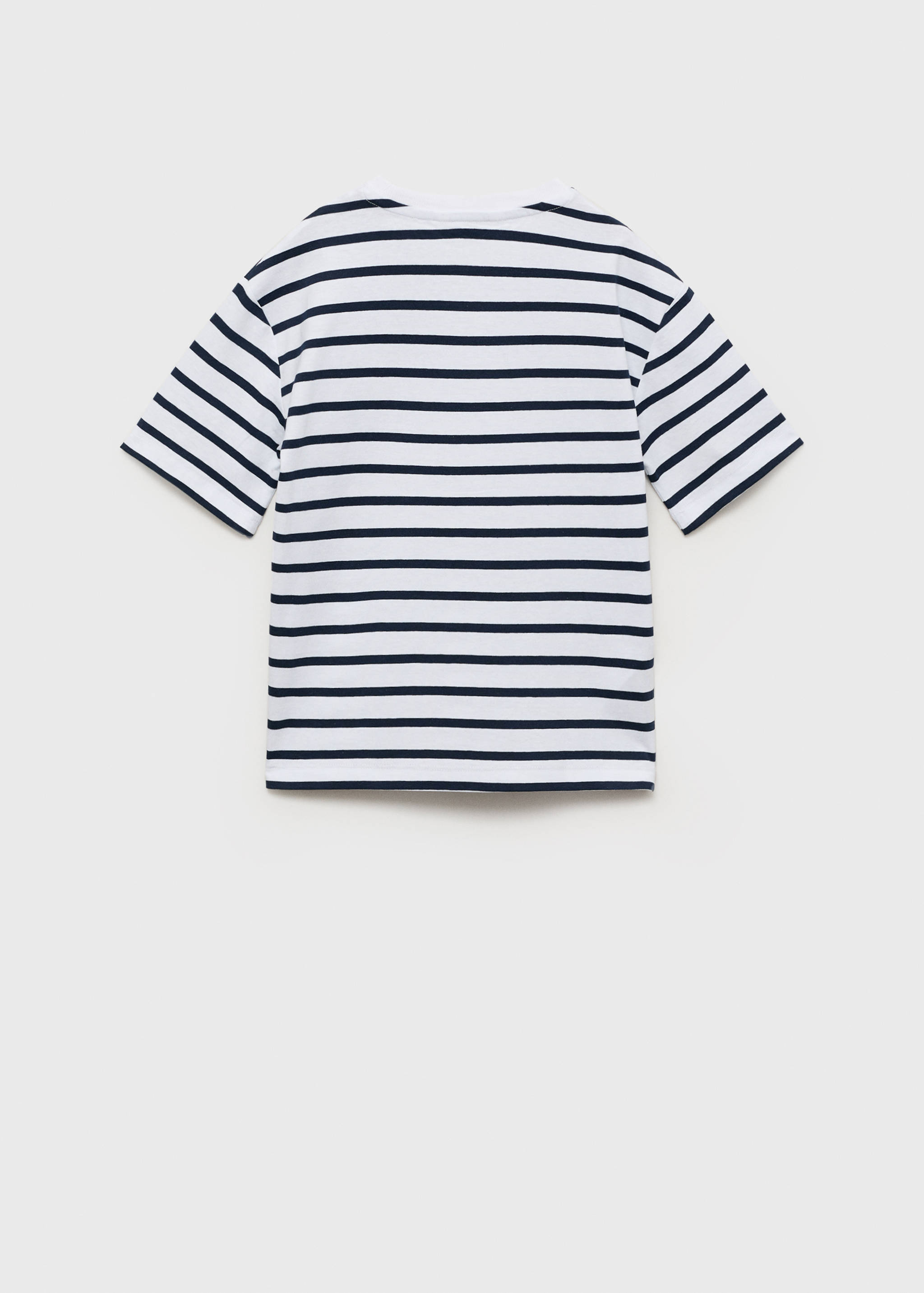 Camiseta algodón rayas - Reverso del artículo