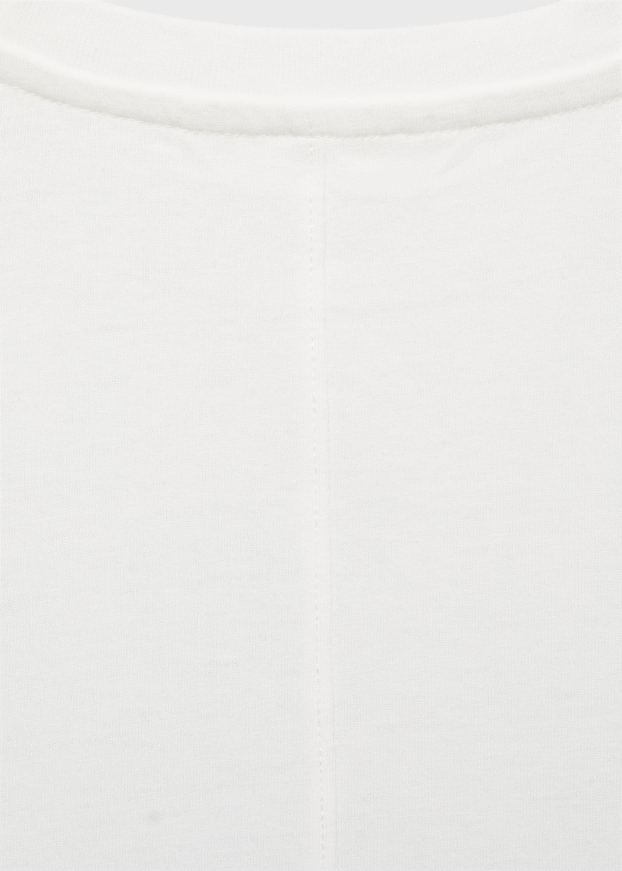 Printed cotton-blend T-shirt - Details of the article 0, Off White. Ref: 87014807-00.