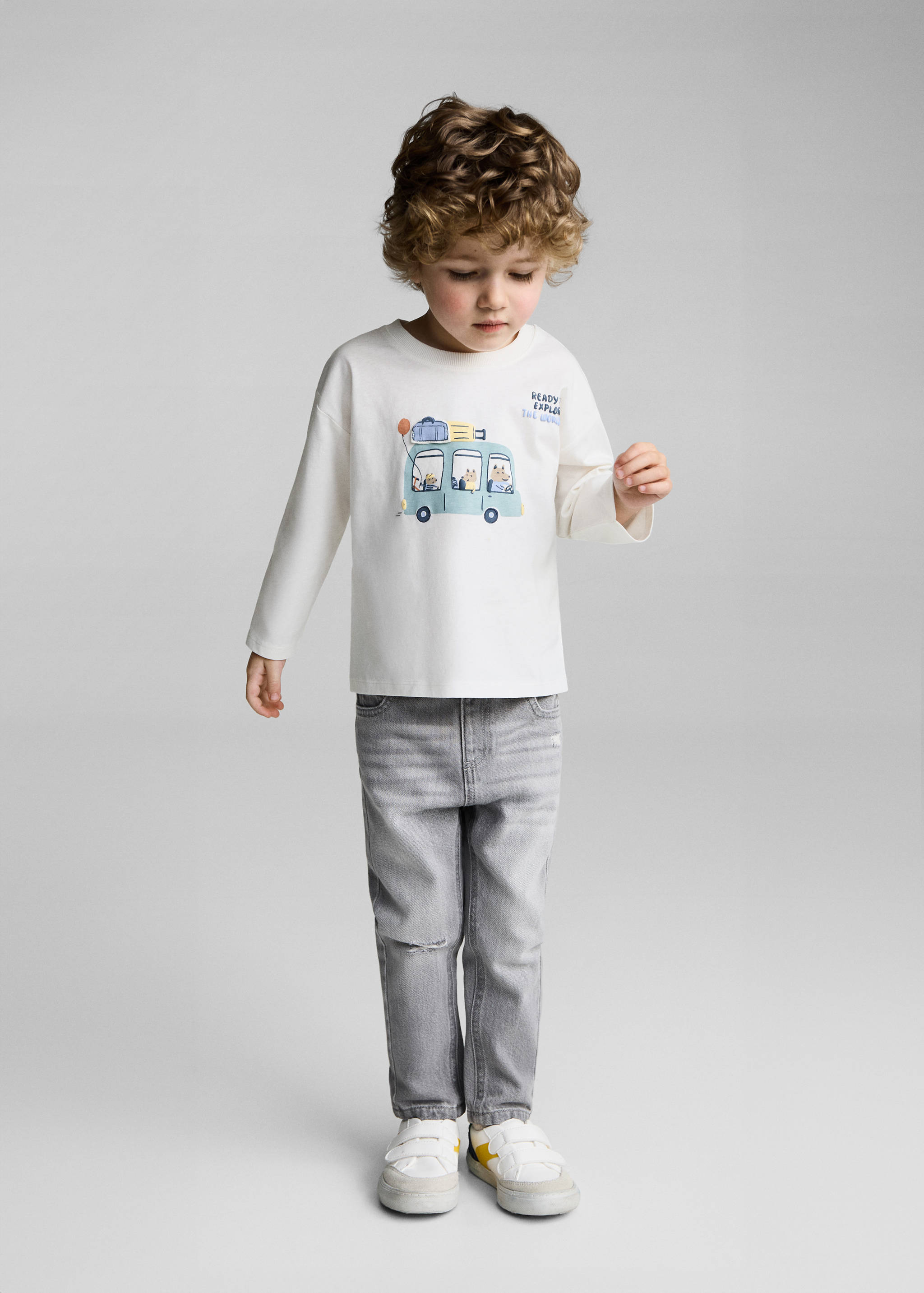 Cotton printed T-shirt - General plane