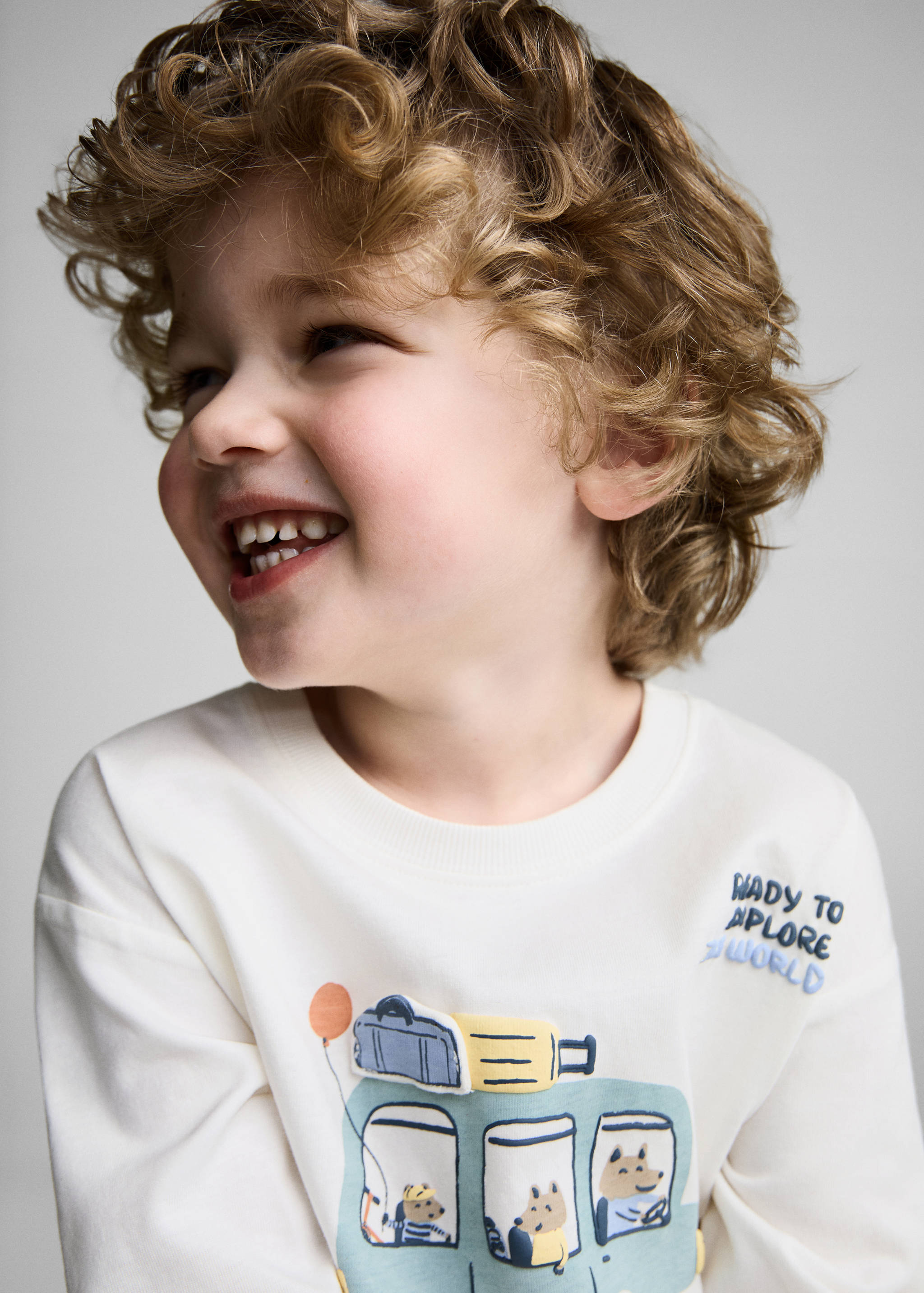 Cotton printed T-shirt - Details of the article 1