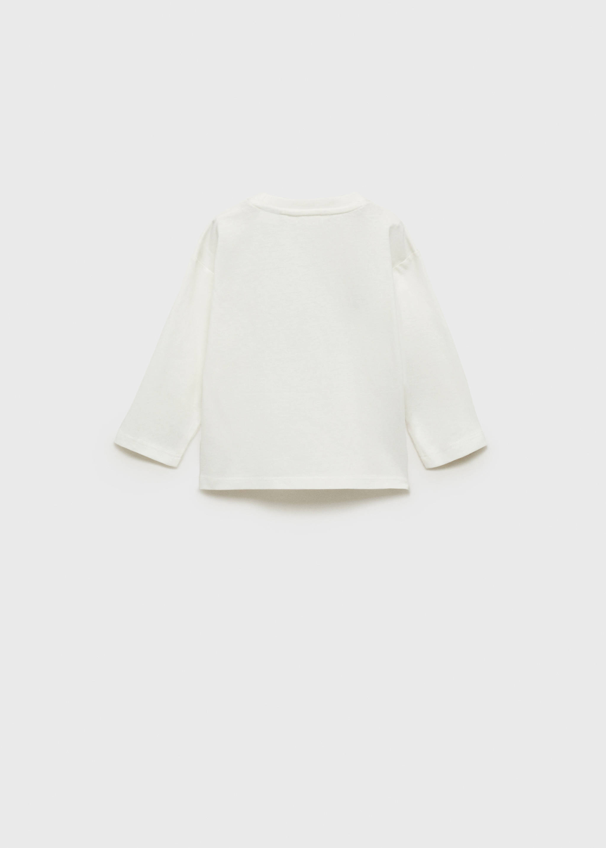 Cotton printed T-shirt - Reverse of the article