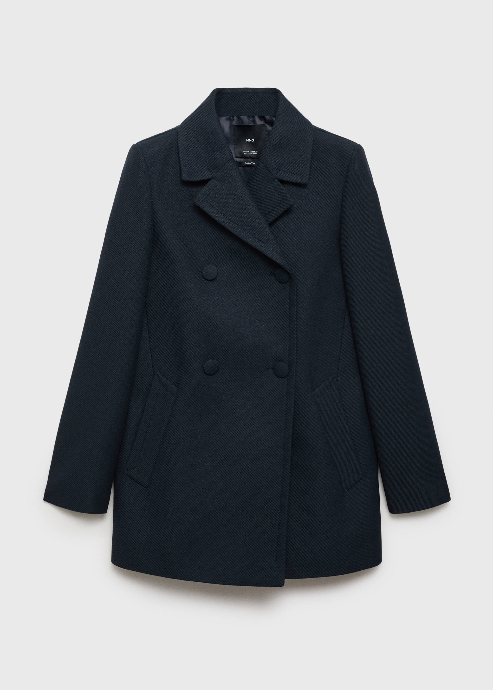 Double-breasted lapels coat - Article without model