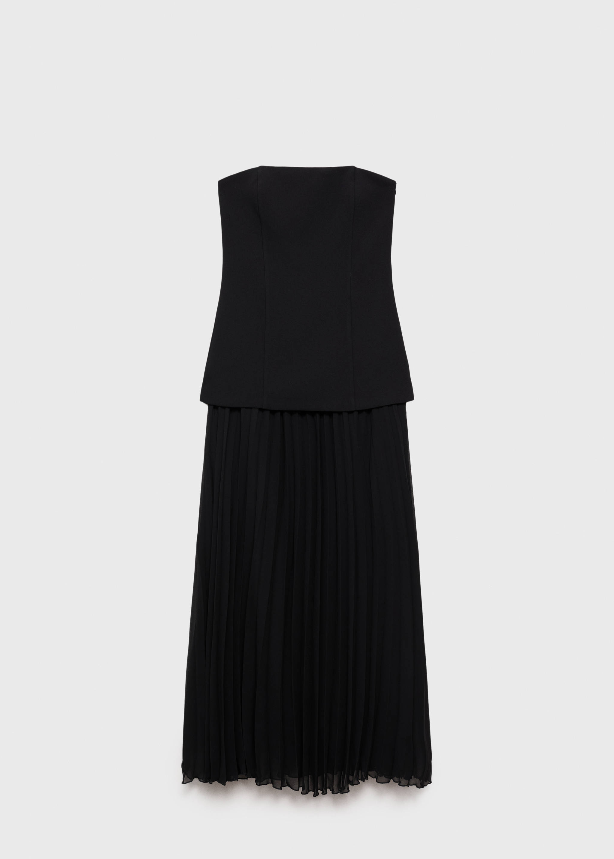 Combined strapless dress - Article without model