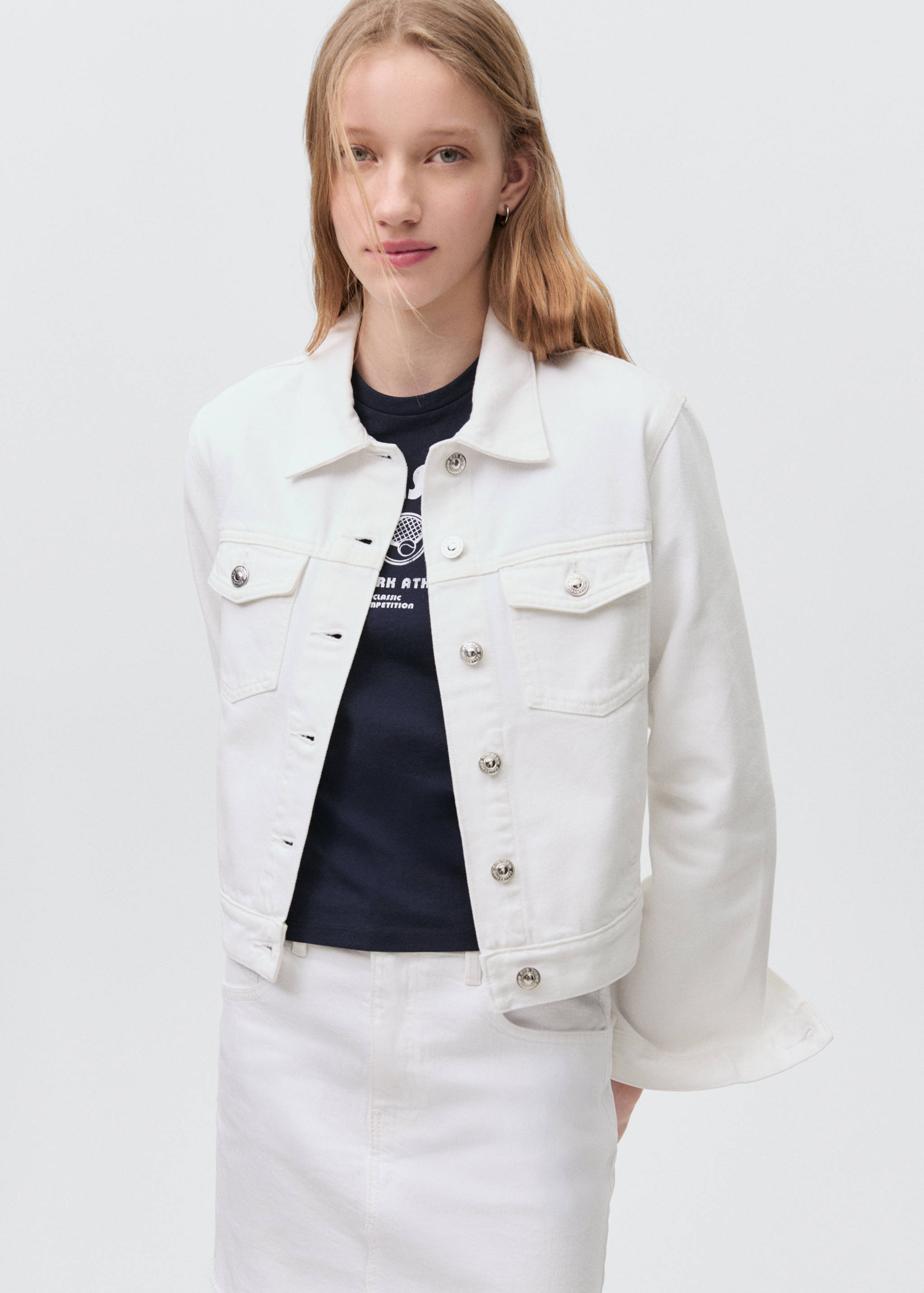 Cazadora vaquera - Plano medio