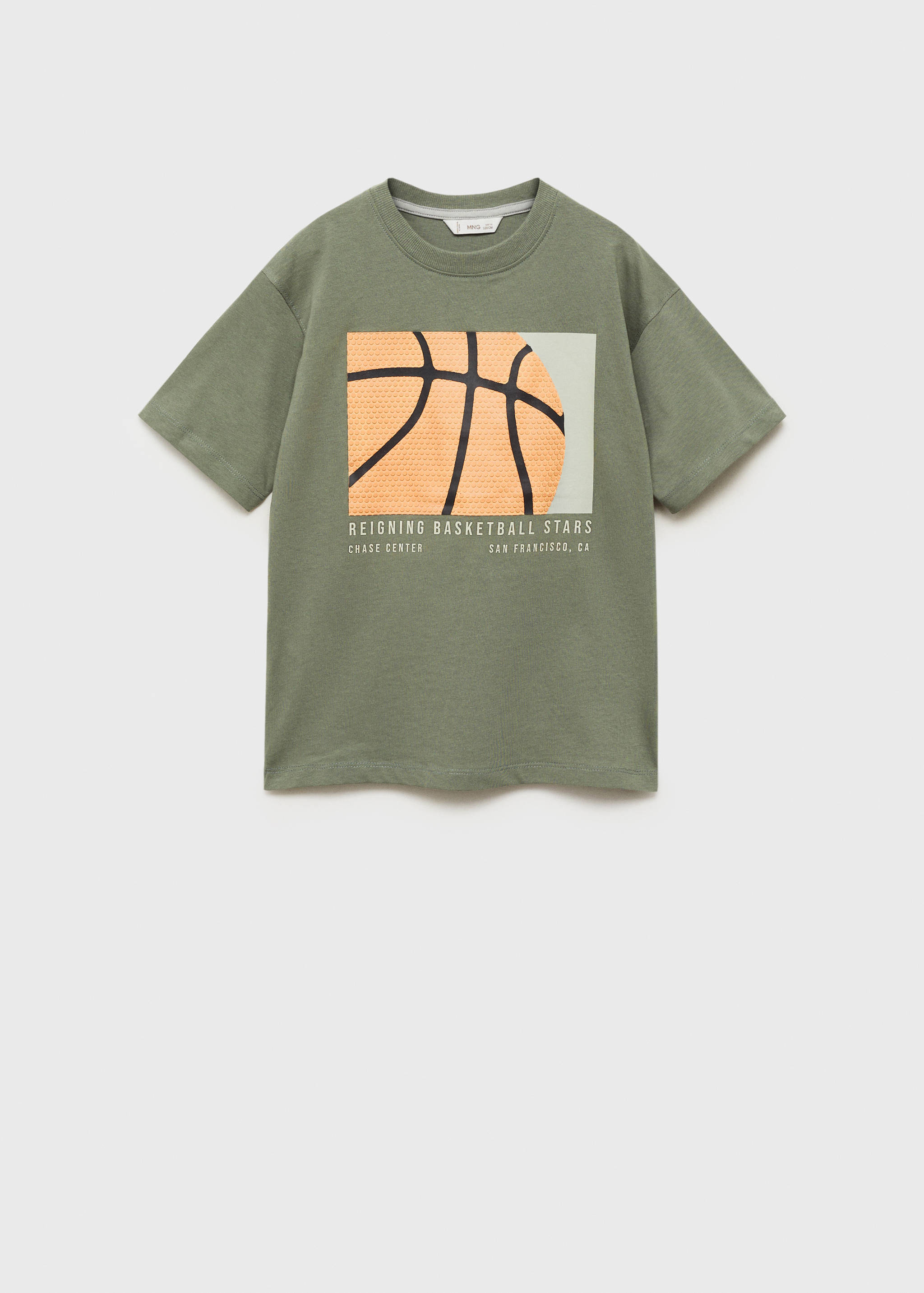 Printed cotton-blend T-shirt - Article without model