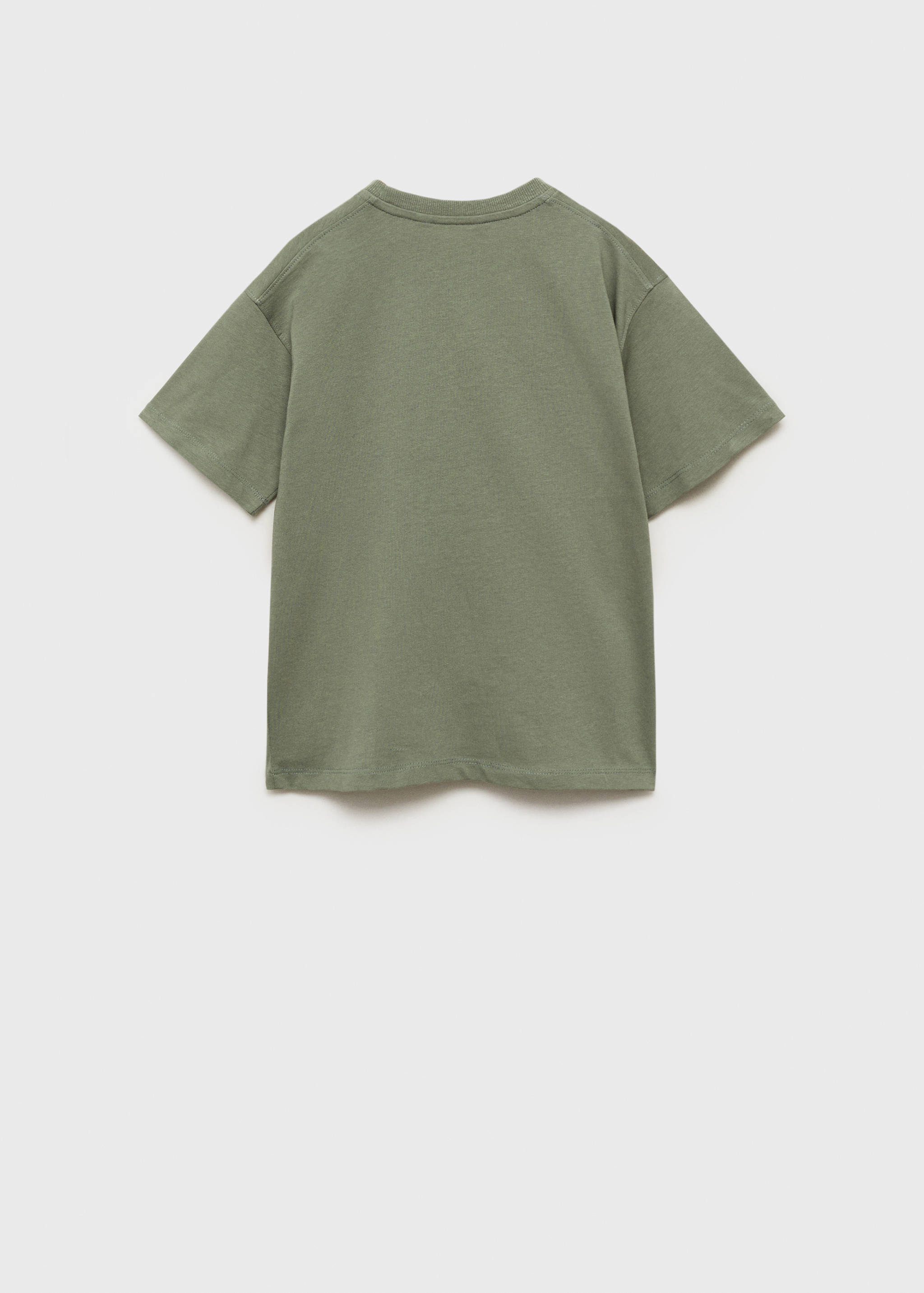 Printed cotton-blend T-shirt - Reverse of the article