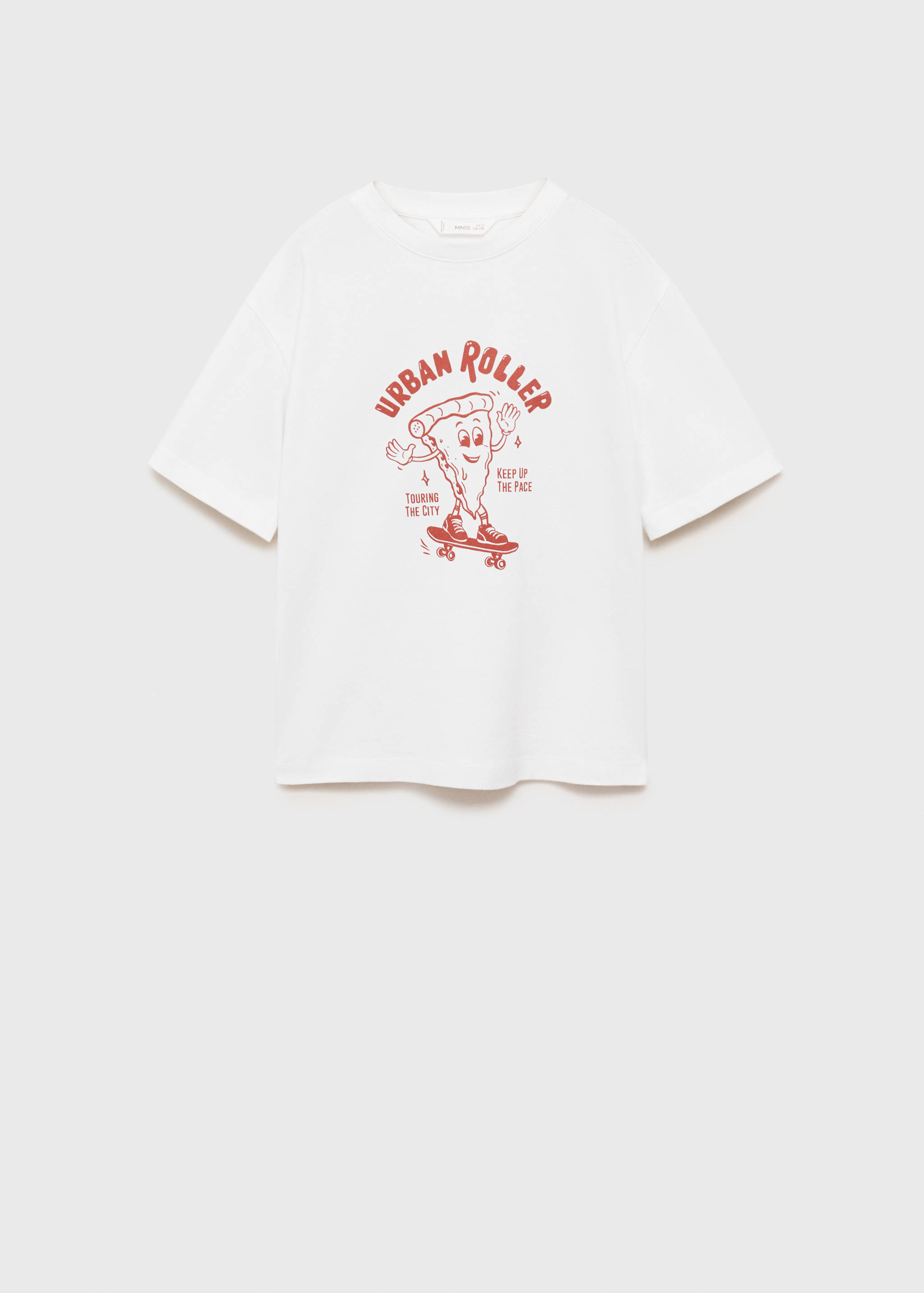Printed cotton-blend t-shirt - Article without model