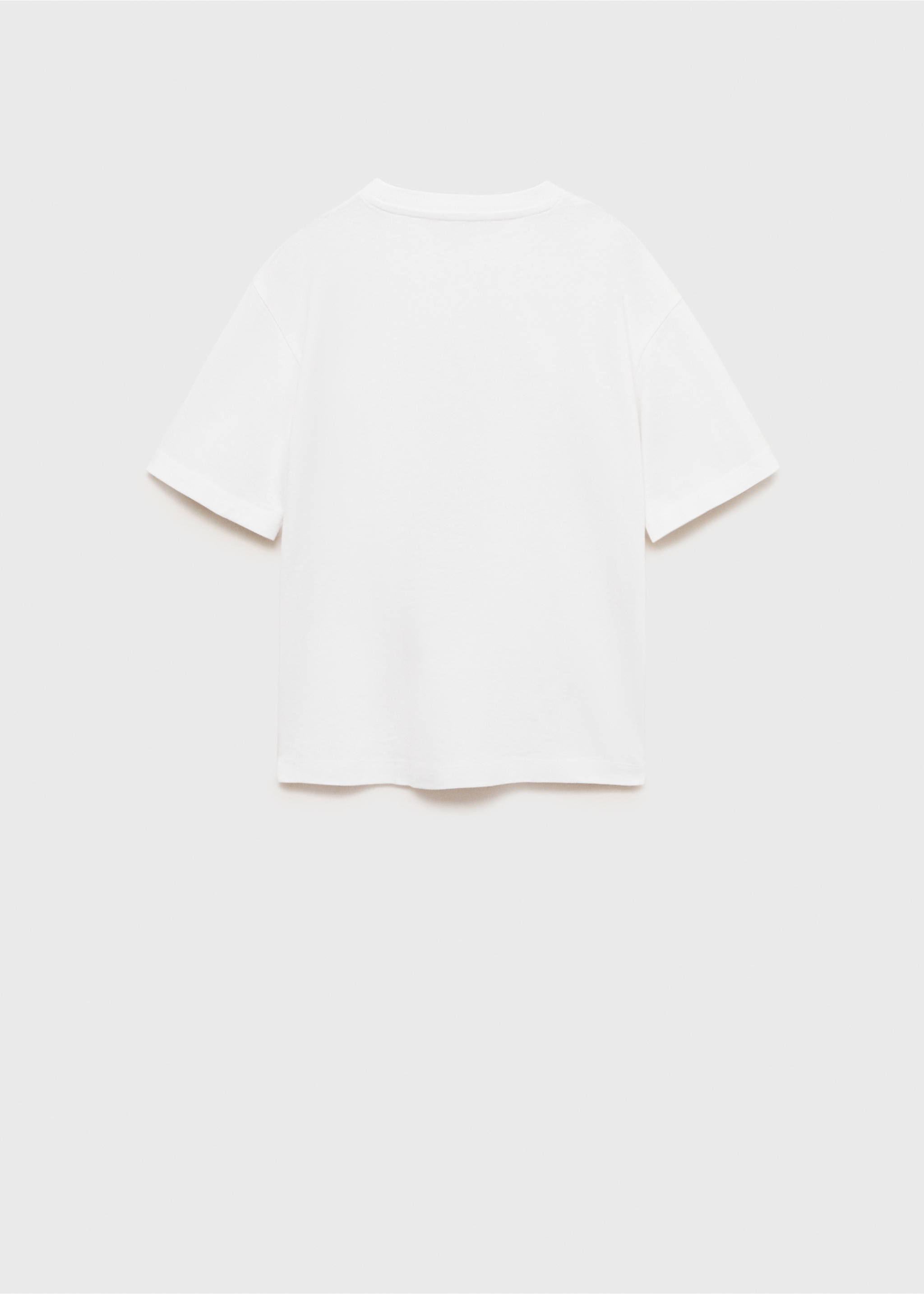 Printed cotton-blend t-shirt - Reverse of the article, Off White. Ref: 87015143-00.