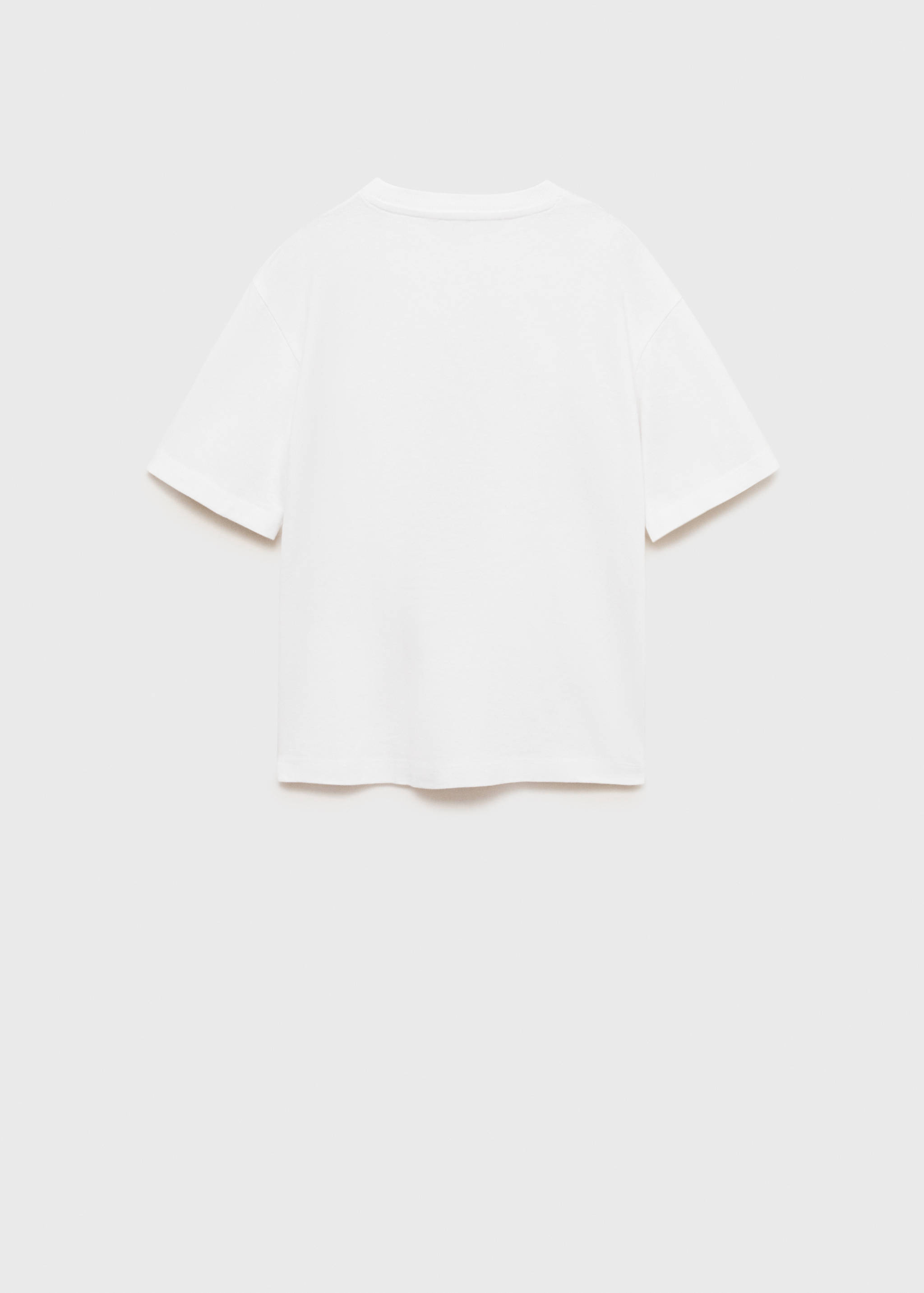 Printed cotton-blend t-shirt - Reverse of the article