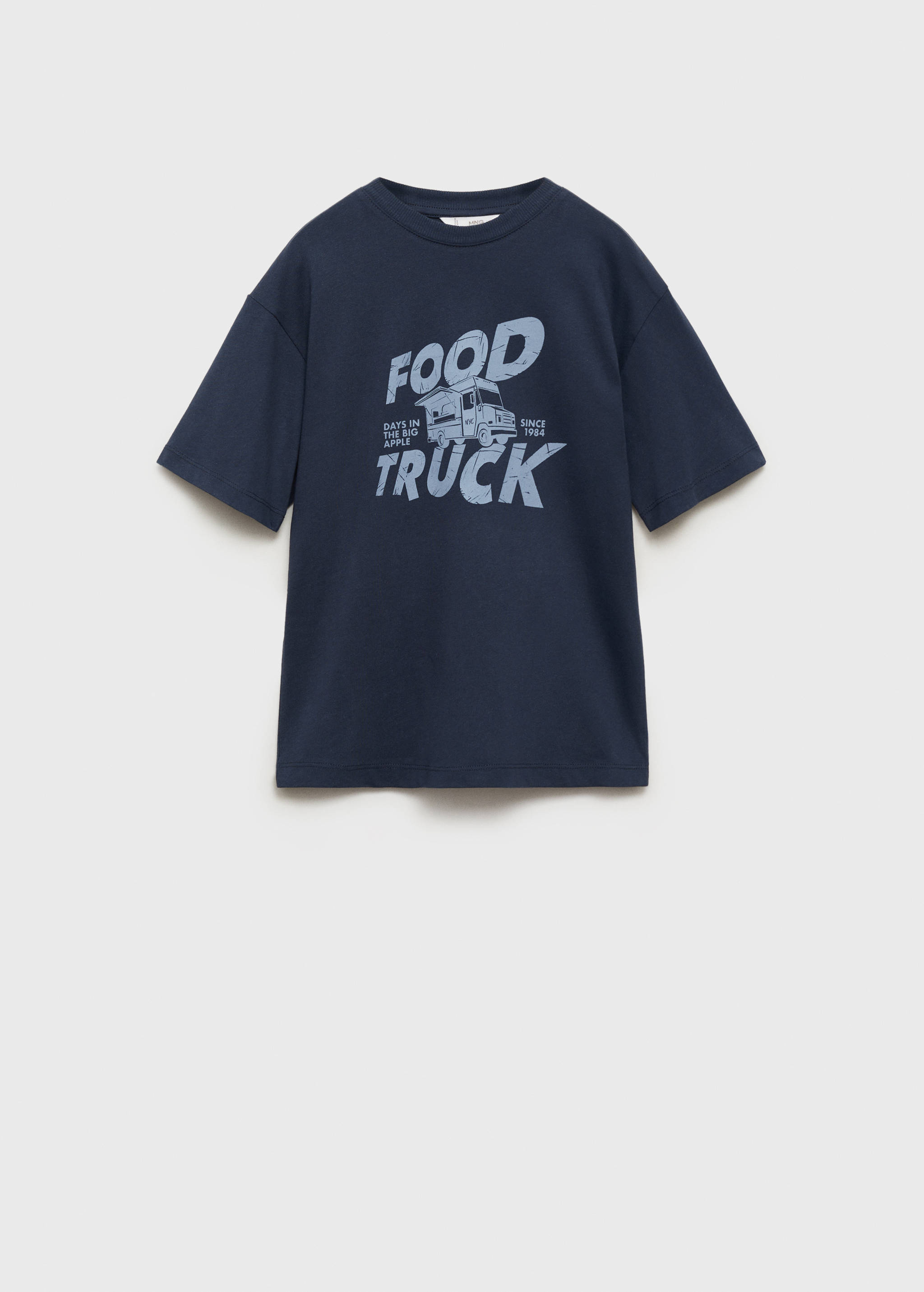 Printed cotton-blend t-shirt - Article without model