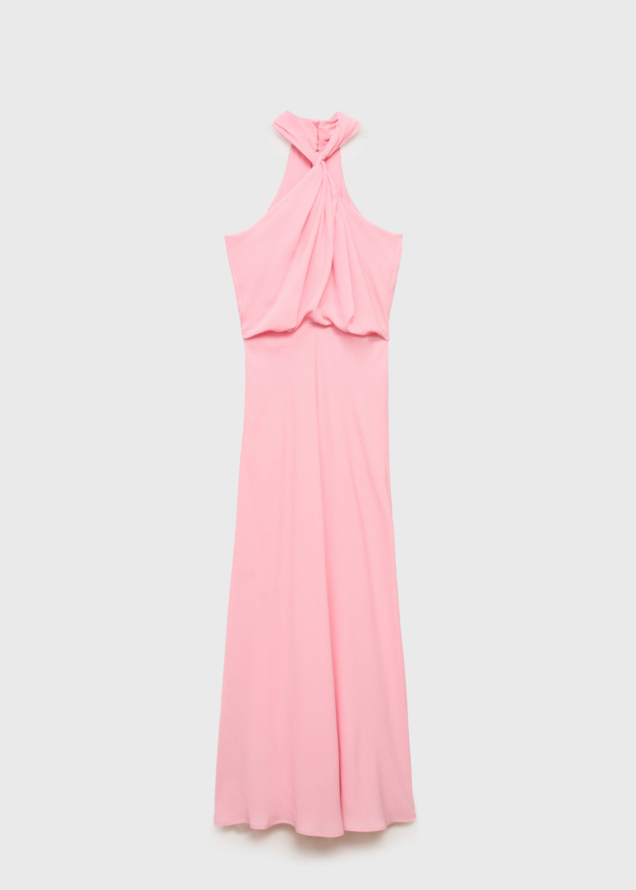 Halter dress with back opening - Article without model