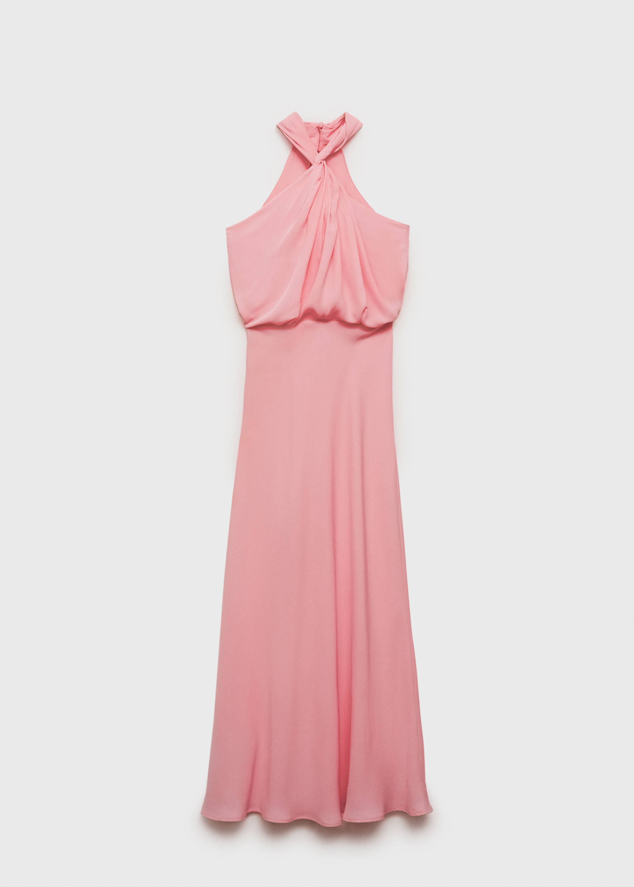 Halter dress with back opening - Article without model