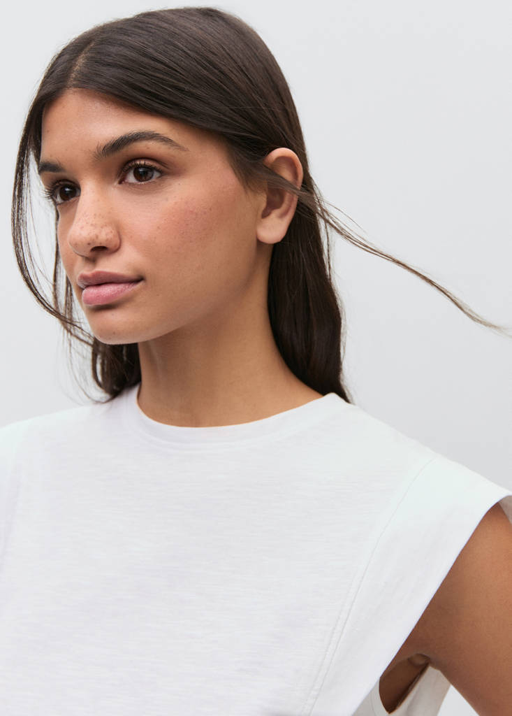Pleated T-shirt — Off White
