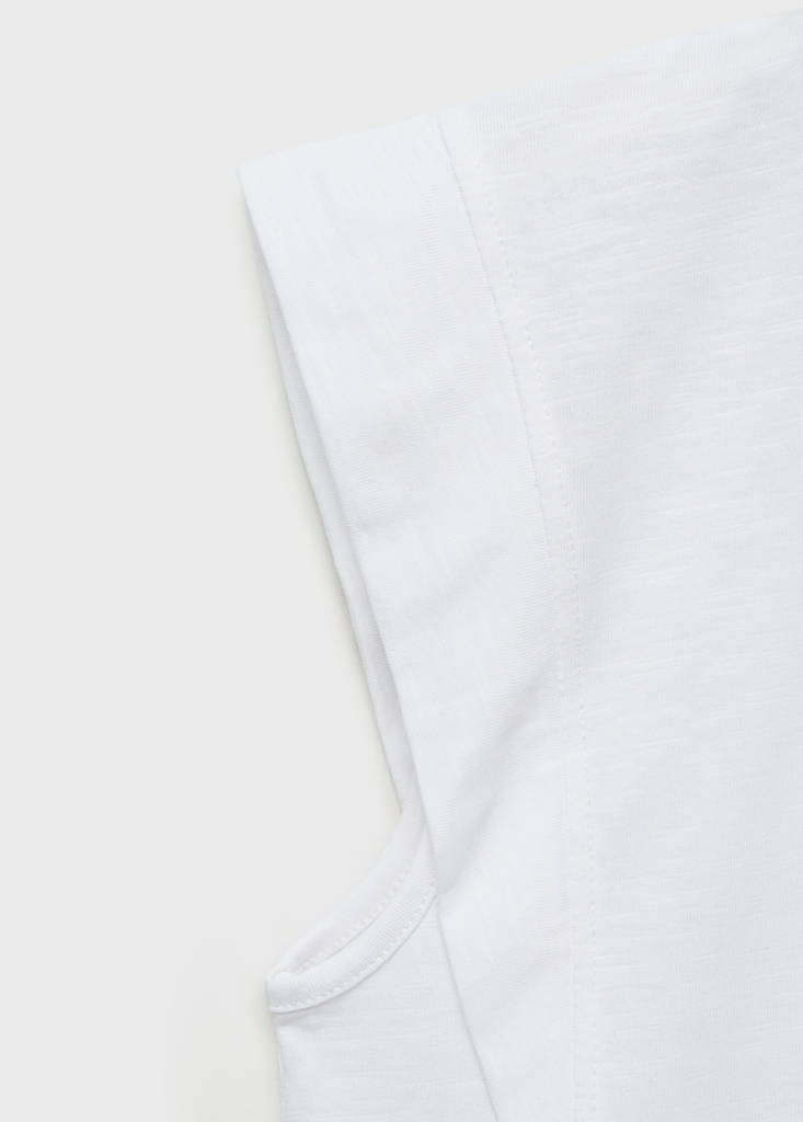 Pleated T-shirt — Off White