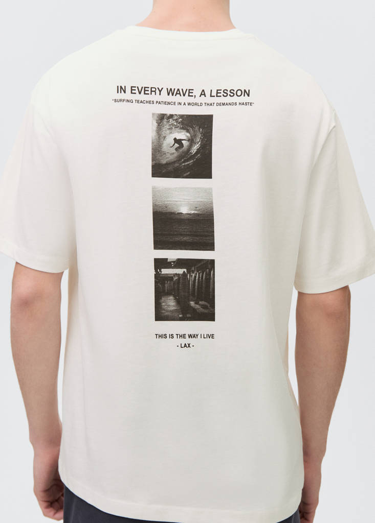 Short-sleeved printed t-shirt — Off White