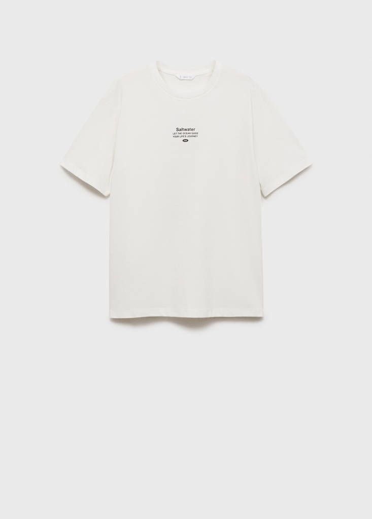 Short-sleeved printed t-shirt — Off White