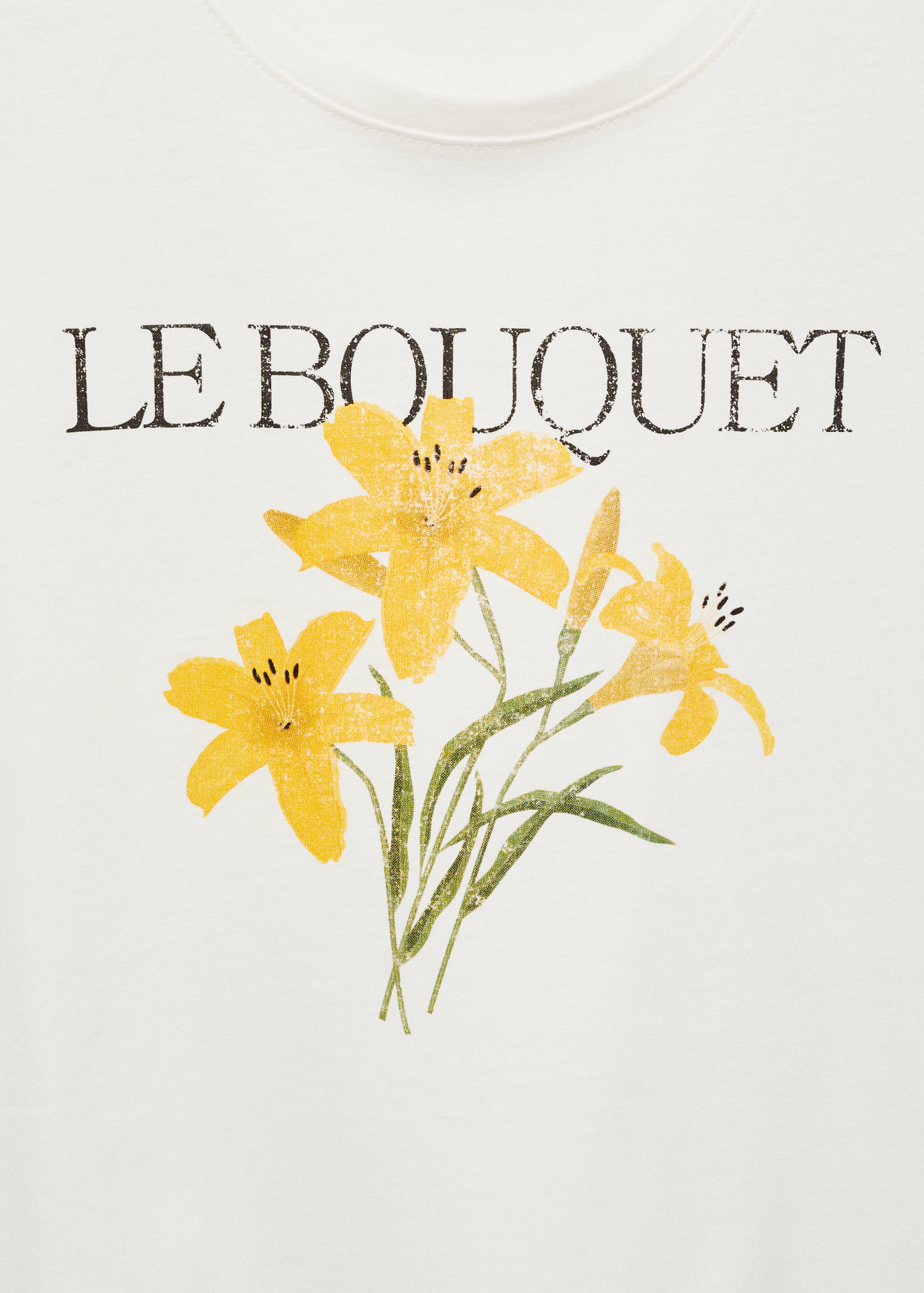 تي شيرت قطني مع رسالة مطبوعة - تفاصيل المنتج 8