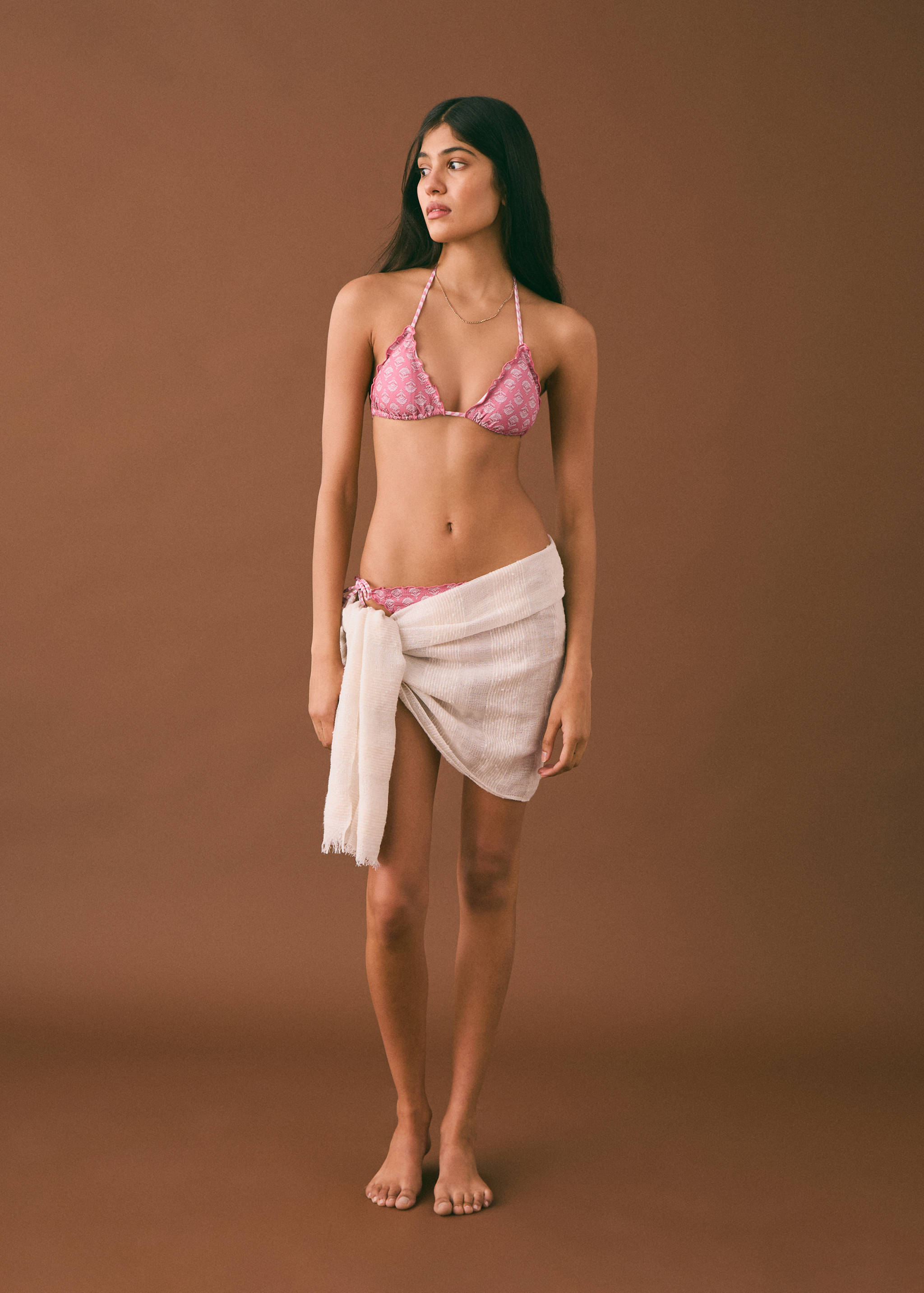 Bikini with printed trim - General plane