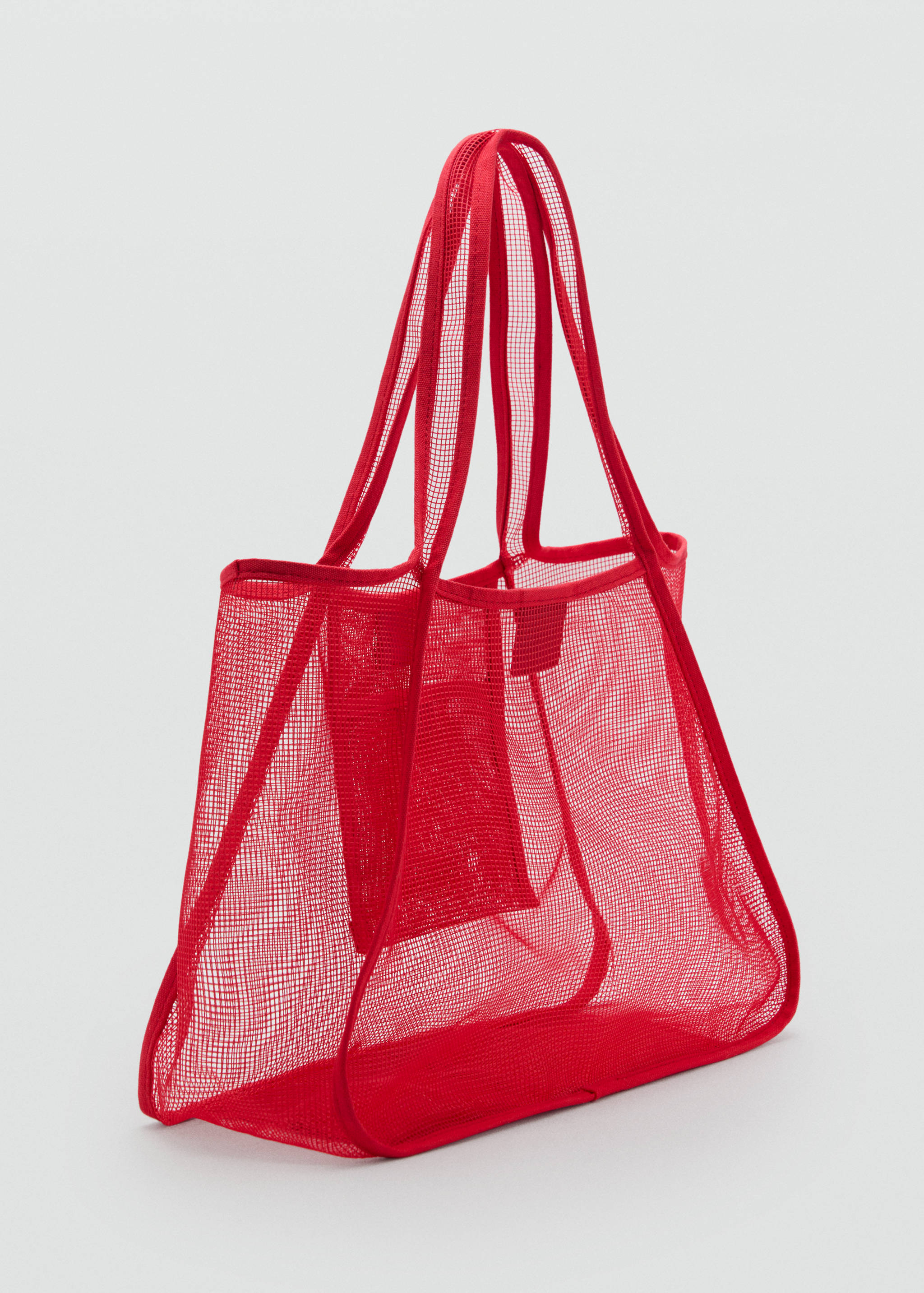 Mesh shopper bag - Medium plane