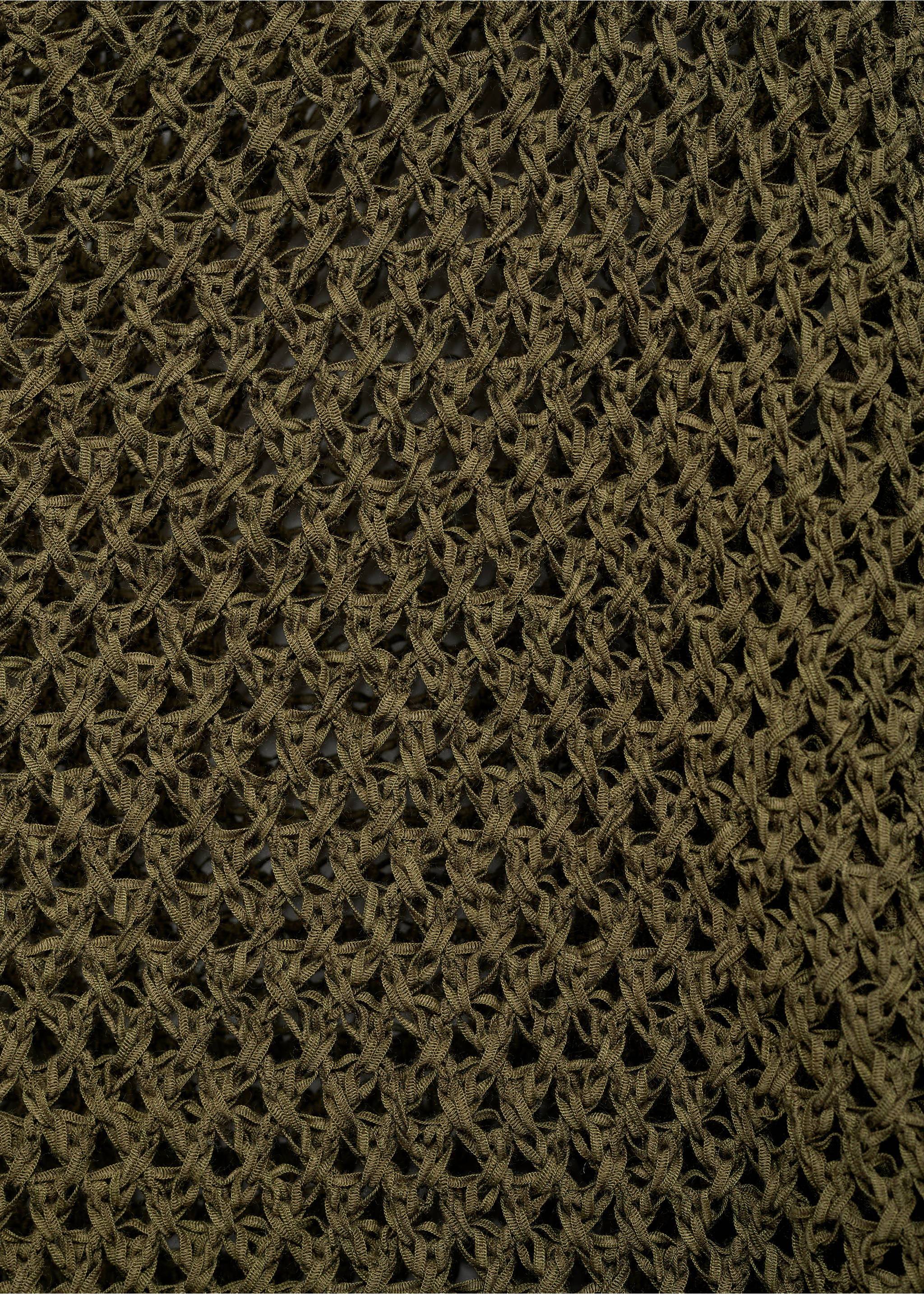 Jersey cuello barco punto calado - Detalle del artículo 8, Khaki. Ref: 87015754-00.