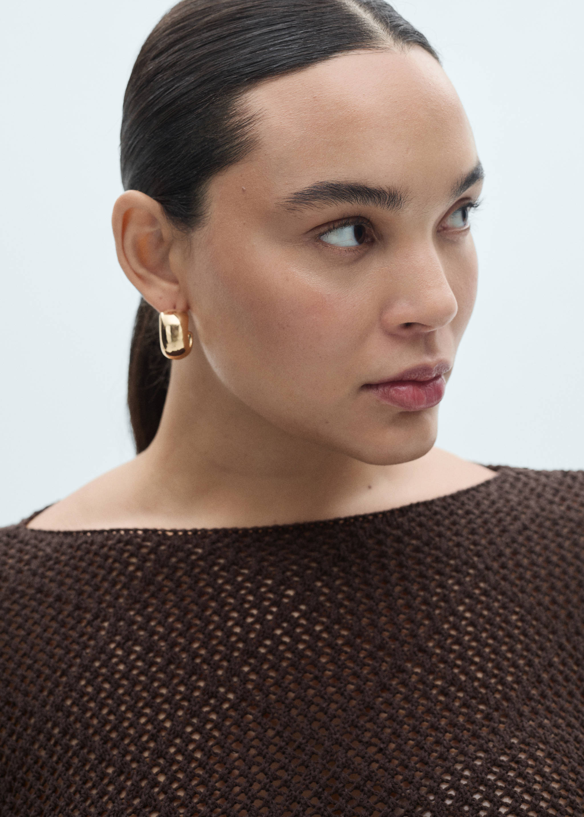 Pull coton maille ajourée - Détail de l'article 4