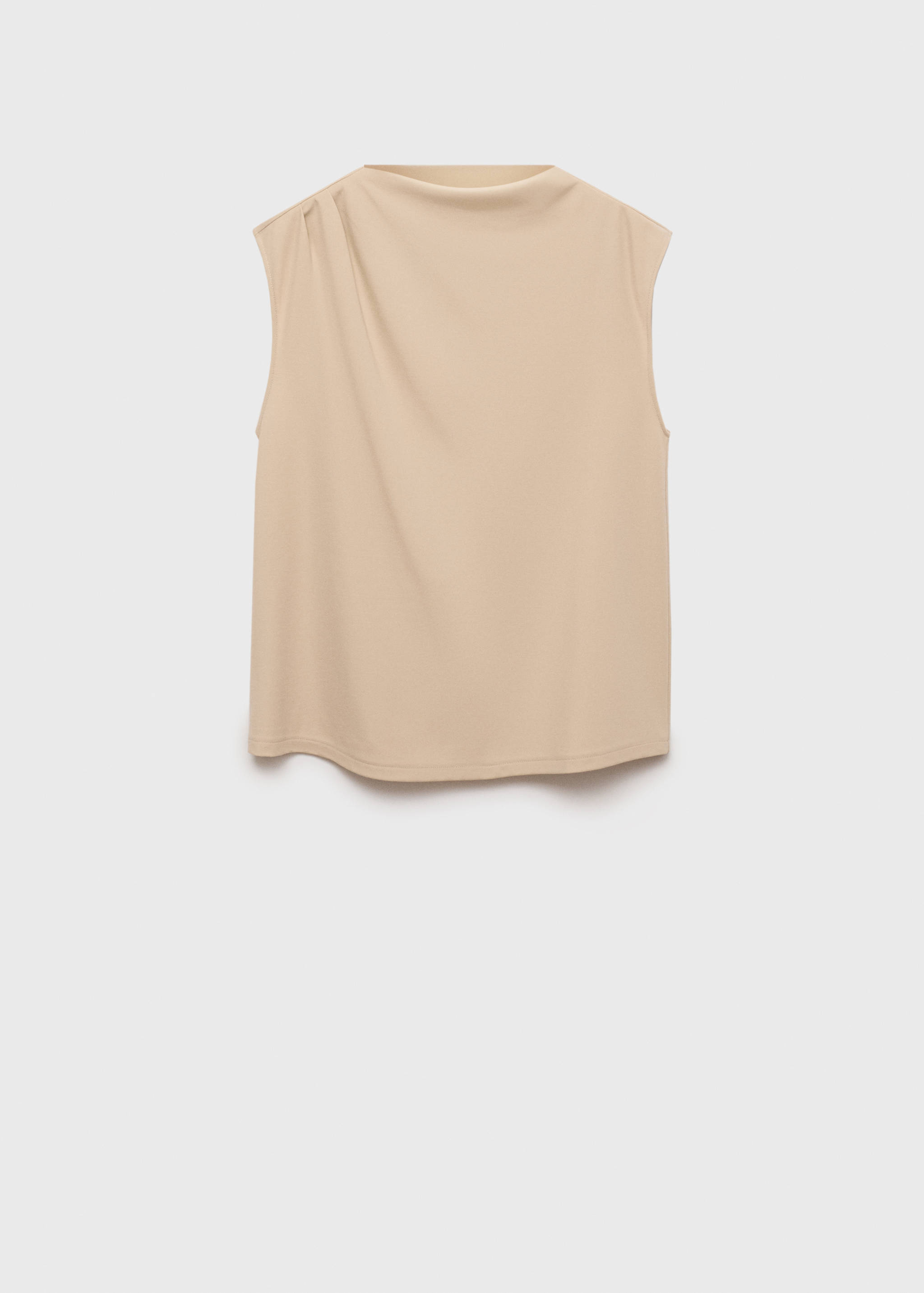 Maternity top with draped neck - Article without model
