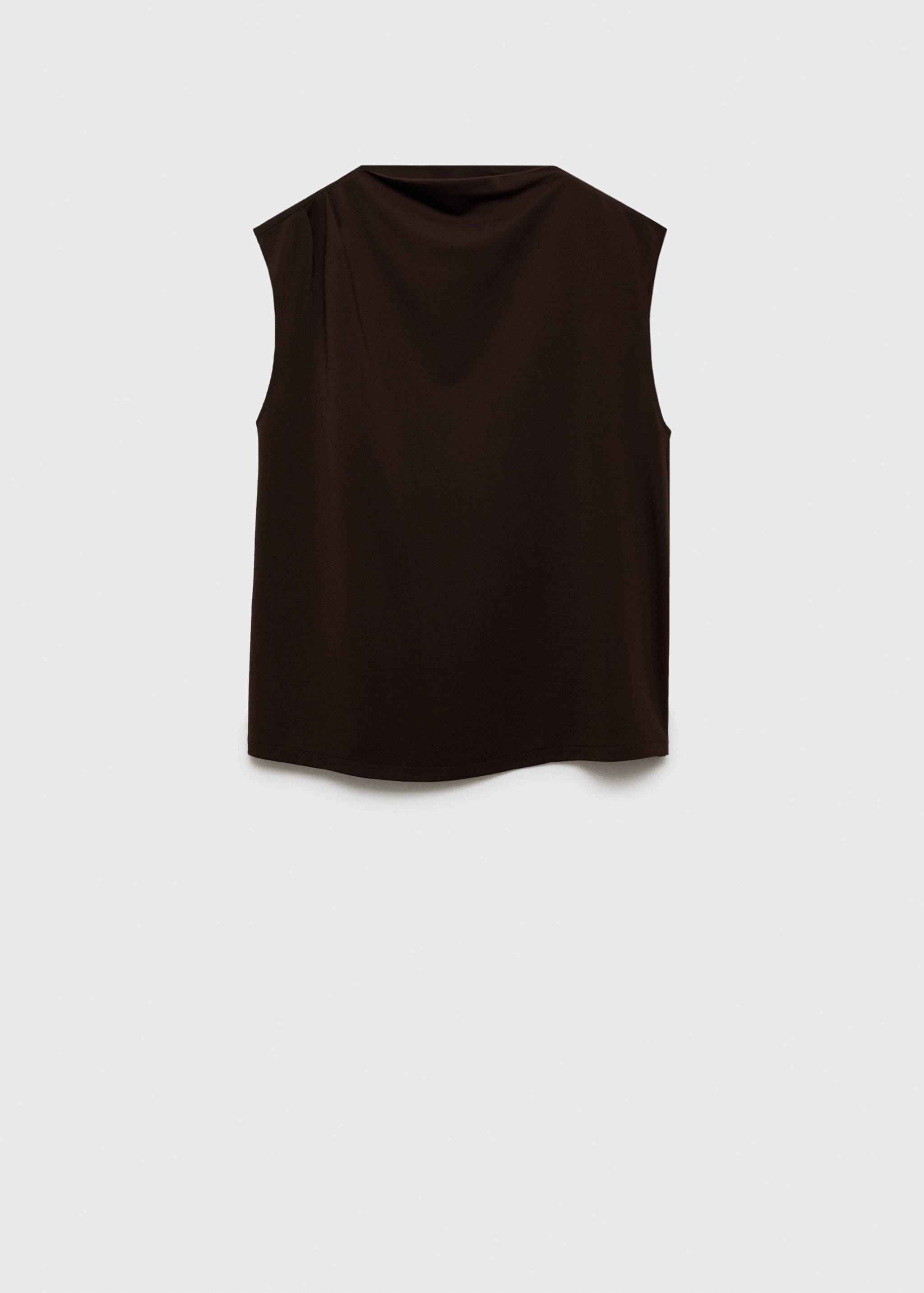 Maternity top with draped neck - Article without model